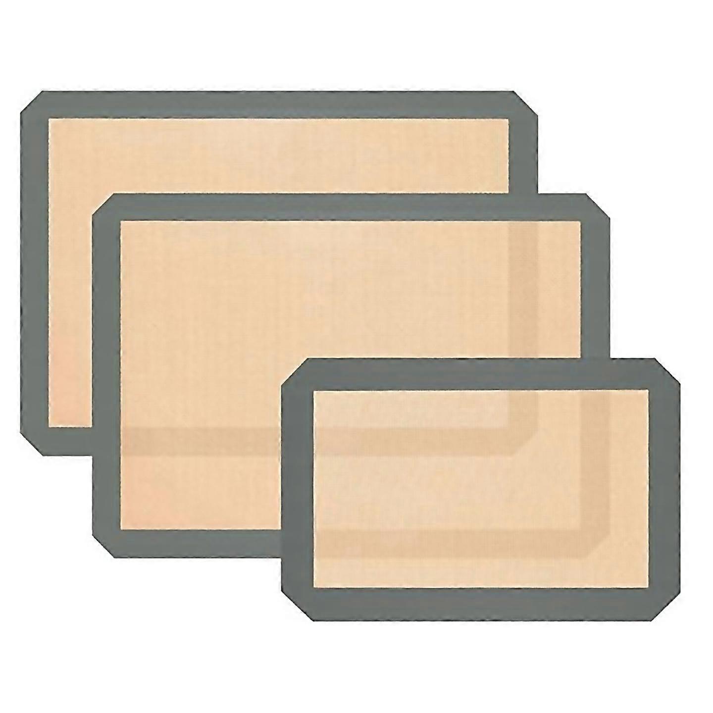 For 3pcs Silicone Baking Mat, High Temperature Fiberglass Baking Mat