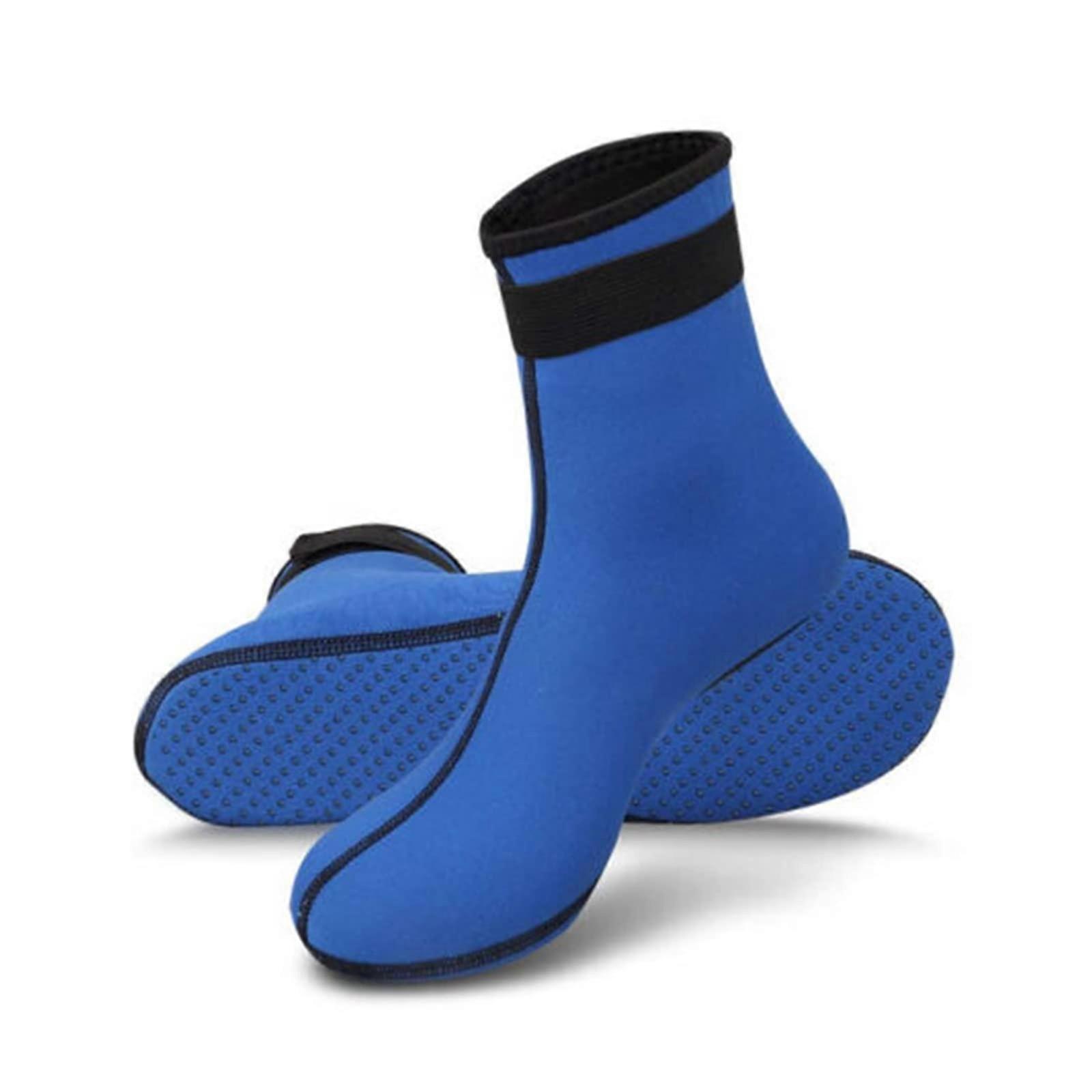 Neoprene Socks, 3 mm Diving Socks, NonSlip Wetsuit Shoes for Men, Women, XXL BL