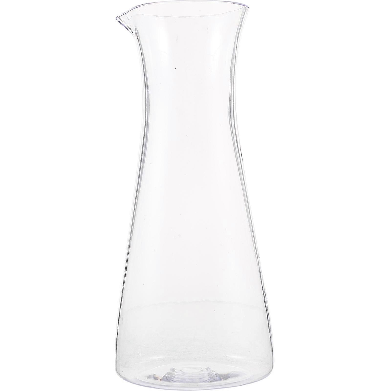 Clear Acrylic Drink Carafe for Dinner Parties Red Decanter