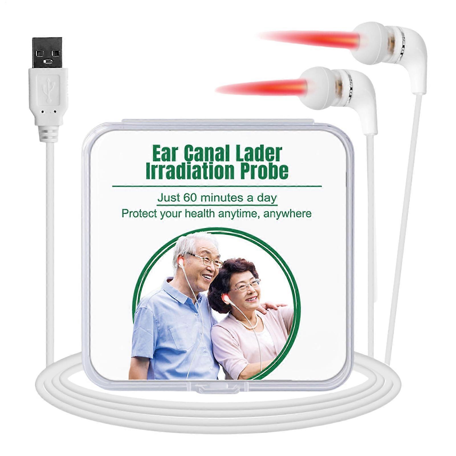 Tinnitus  Arabic, red light, ear stud, red light, 650 nm