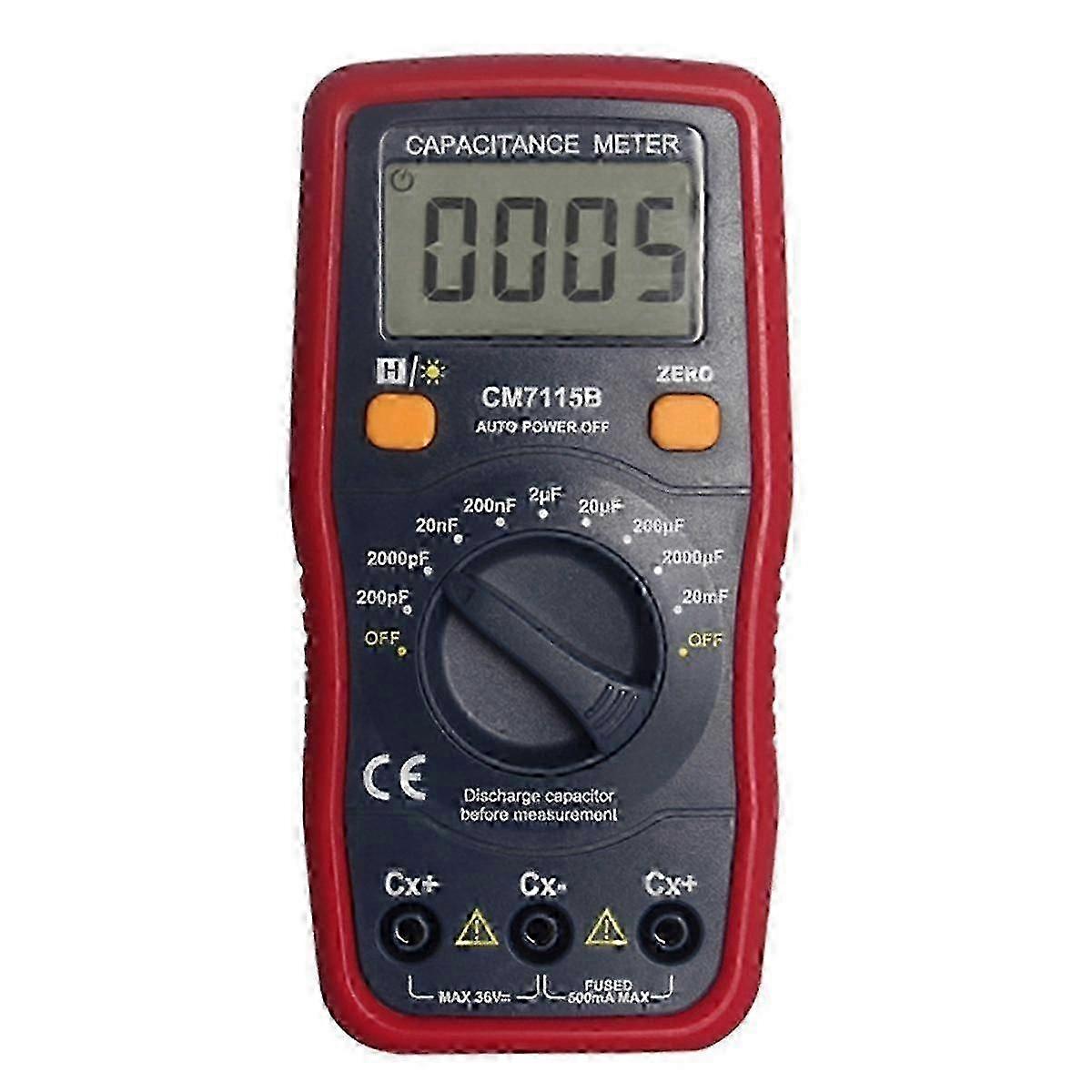 CM7115B Capacitance Meter Digital Multimeter LCD Display Measurement Tool,CM-7115A Upgrade bs