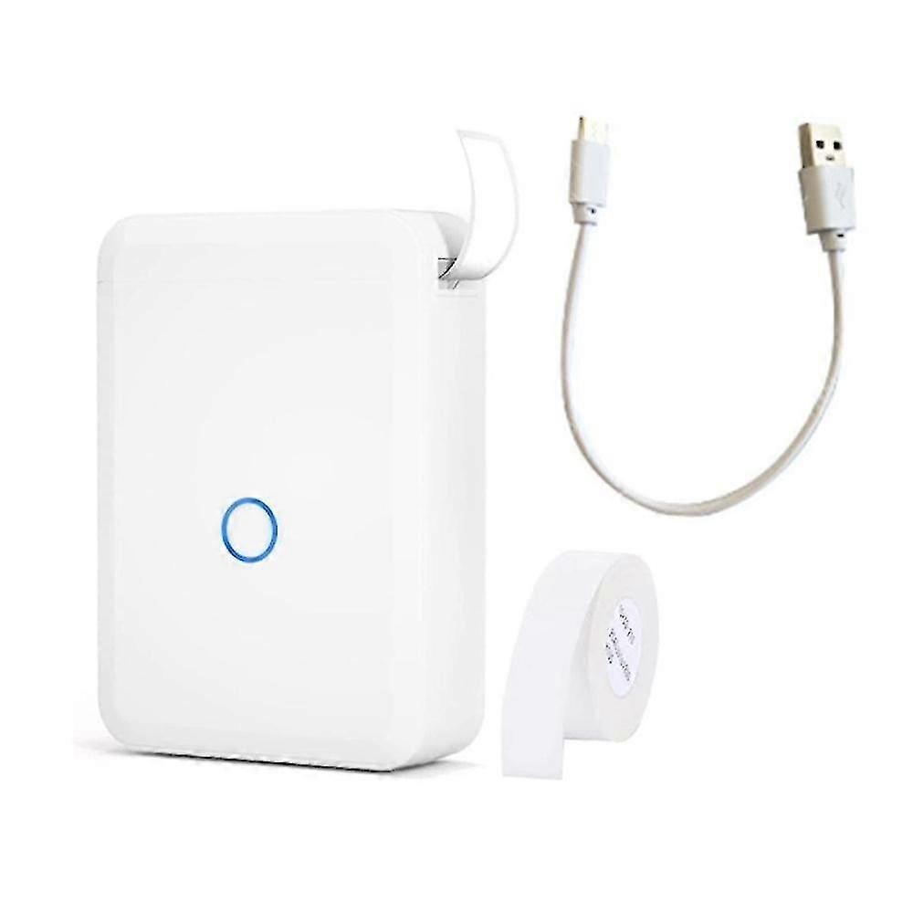 D110 Thermal Printer Bluetooth Barcode Label Maker For Office Commercial Pocket Mini Bluetooth Printer With Label