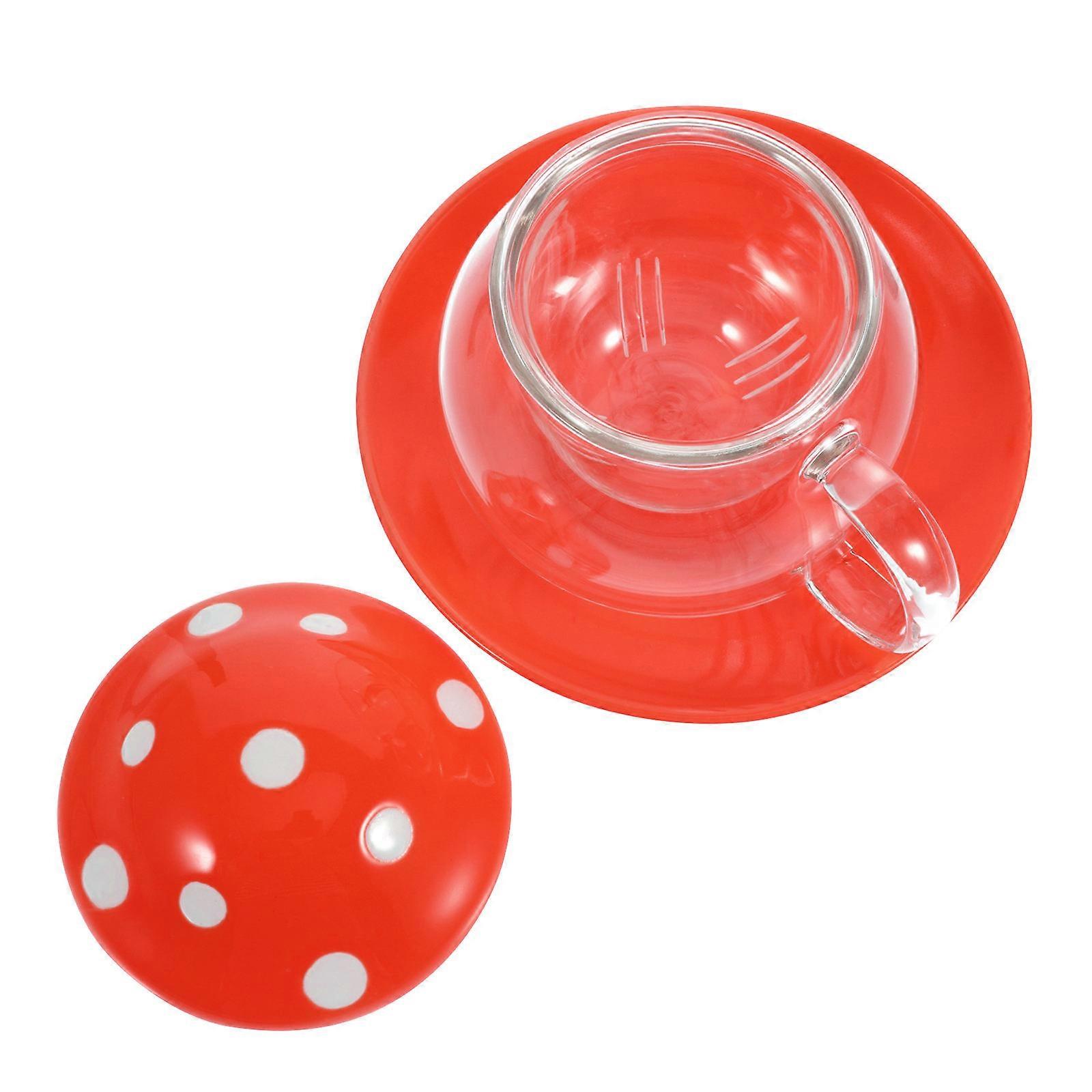 Heat Resistant Glass Tea Infuser Mug with Ceramic Filter and Ergonomic Handle for Hot Beverages at Home