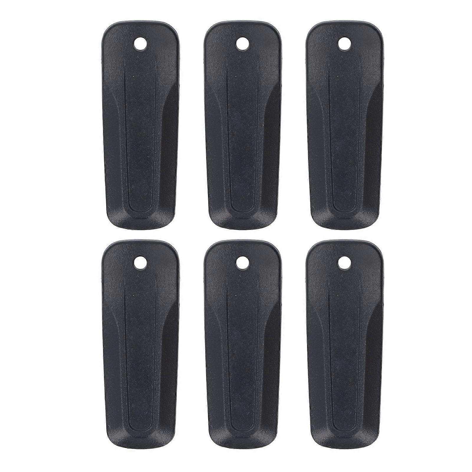 6 Pcs Sturdy ABS Radio Belt Clip Replacement for TK-U100, TK-3000M, TH-K20A, TK-2000T
