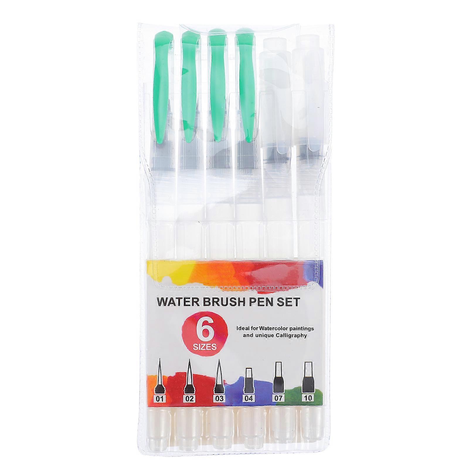 Calligraphy Pens For Beginners Water Storage Cylindrical Shape 6Set
