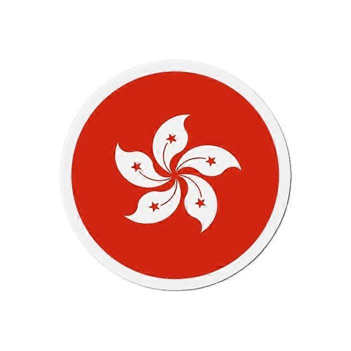 Round Magnet - Hong Kong - 9 cm - 50 pieces - Multicolor - Mixed