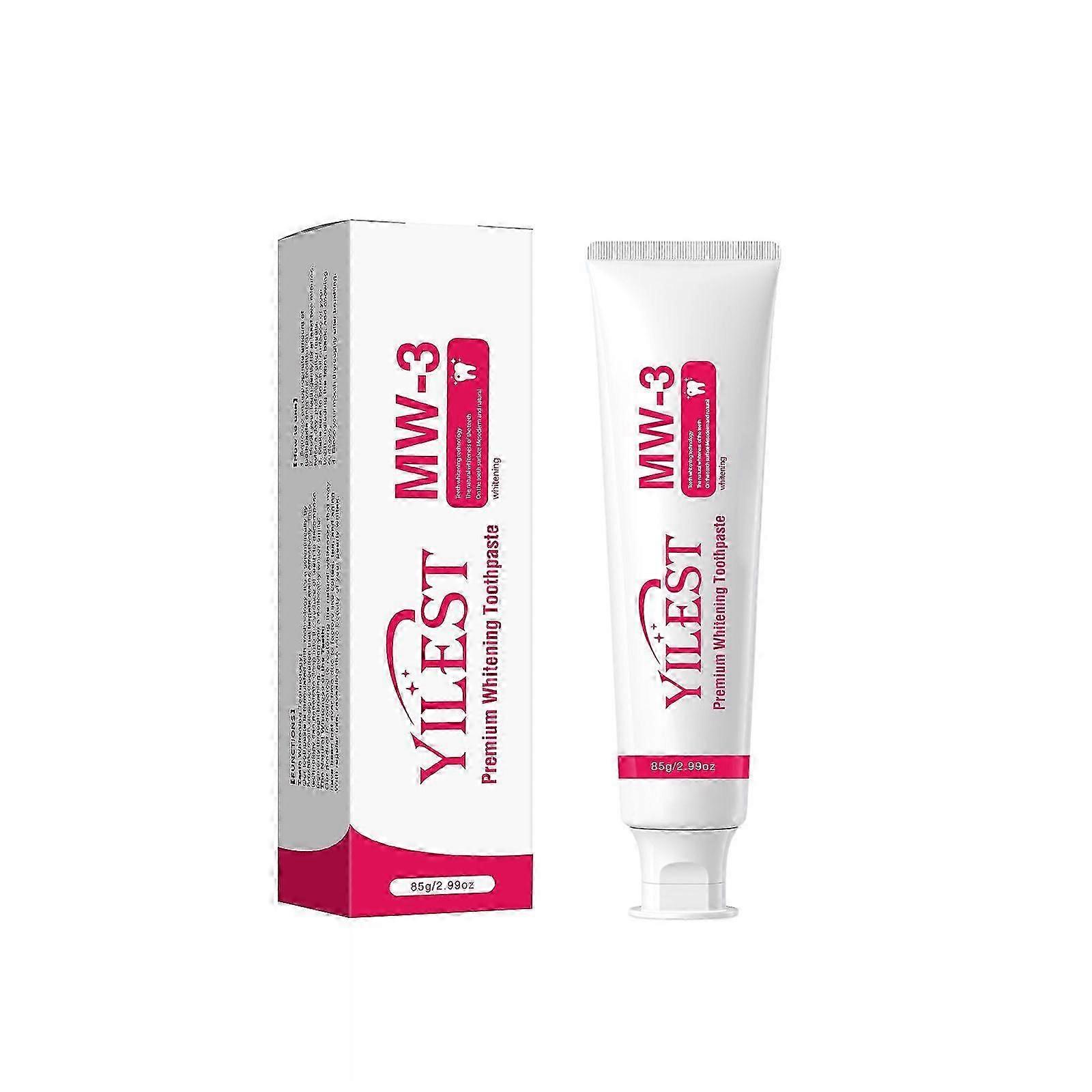 Advanced Whitening Toothpaste, 85g Probiotic Whitening Toothpaste for Sensitive Teeth, Deep Cleaning Tooth Stains, Fresh Breath