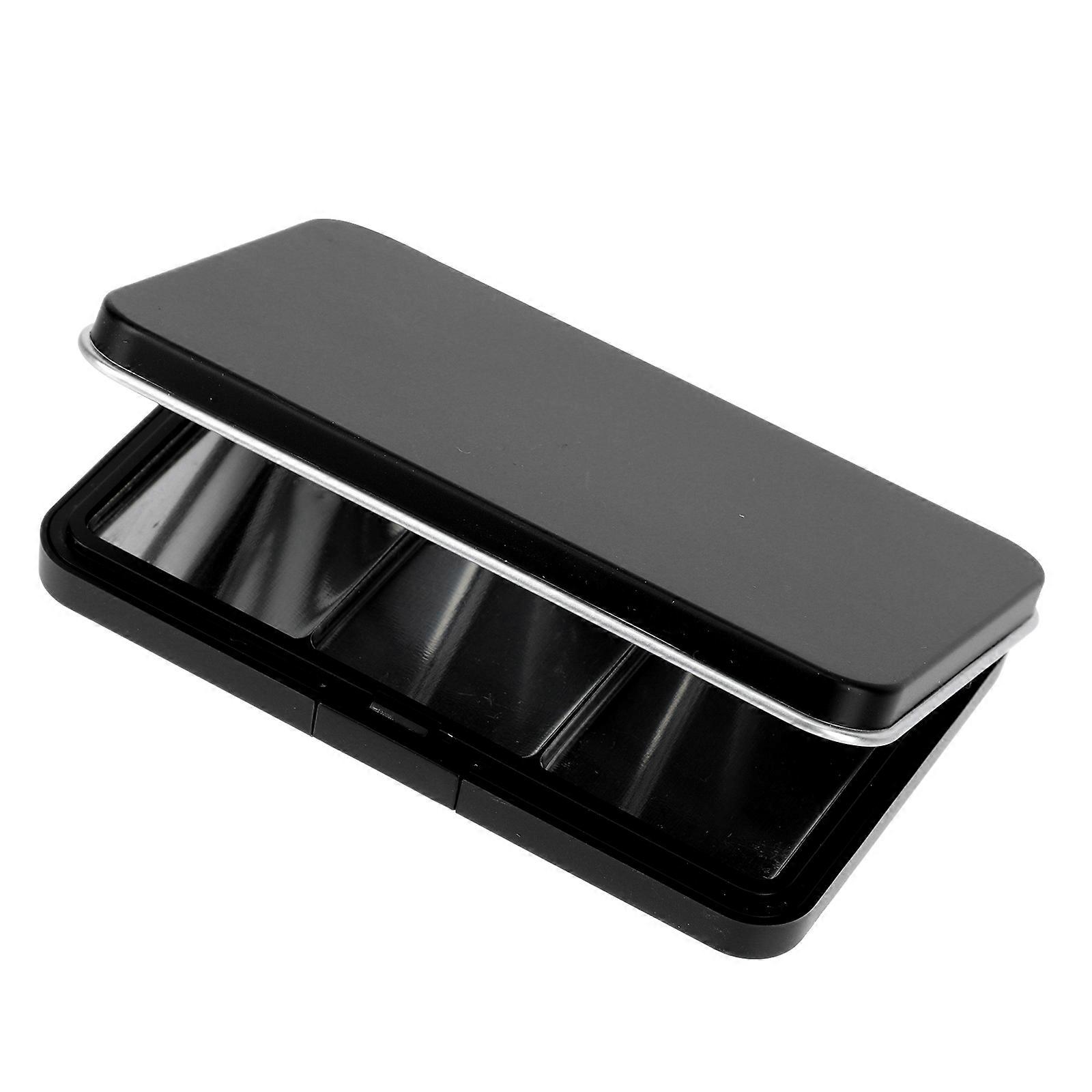 Stylish Matte Lightweight Empty Makeup Storage Tray for Eyeshadow, Lipstick, and Blusher – Dustproof Cosmetic Organizer for Travel and DIY Use