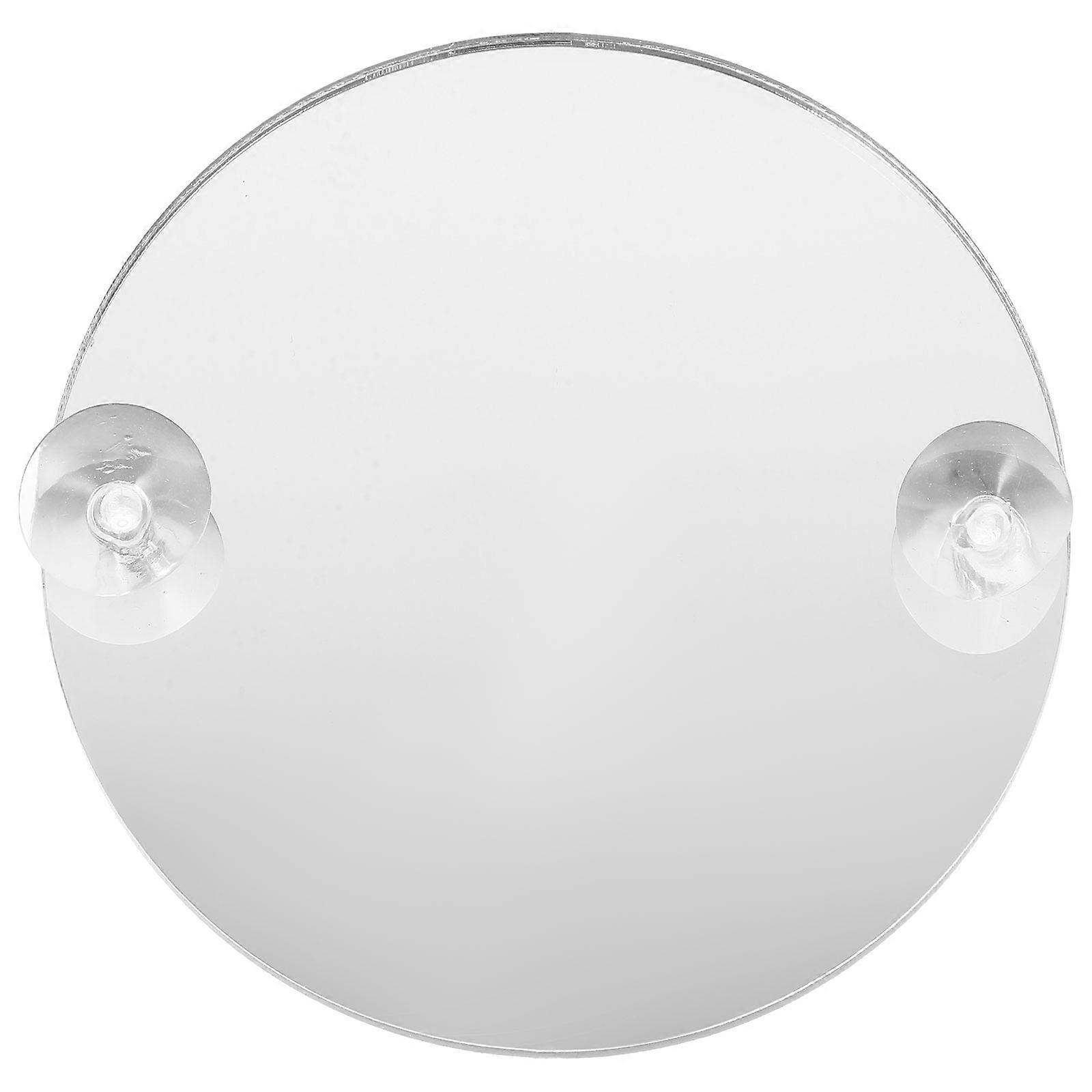 Betta Fish Training Mirror Round Acrylic Tank Mirror with Suction Cups for Exercise and Decoration – Safe Aquarium Accessory for Natural Environment