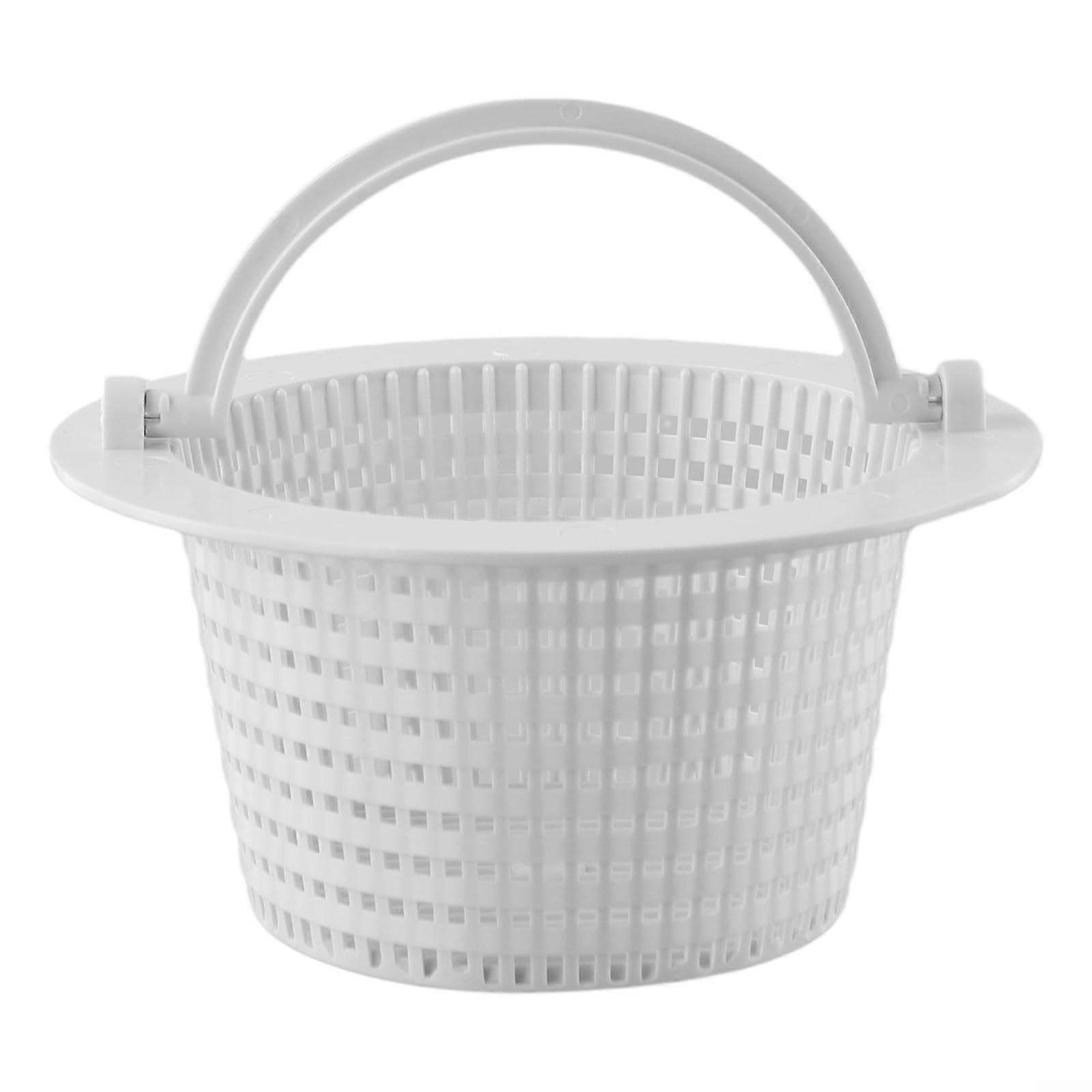 Pool filter basket for SP1096 swimming pool aboveground inground pool skimmer strainer basket cleaner replacement parts white 15.8 x 7.62 x 9.5 cm