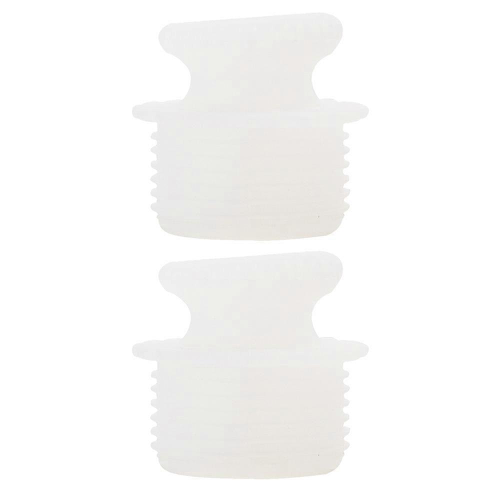 Bottle Plug Silicone Sealing Stoppers Household Thermal Insulation Hot Water Bottle Plugs Cylindrical Simple Design Home Use 2Pcs