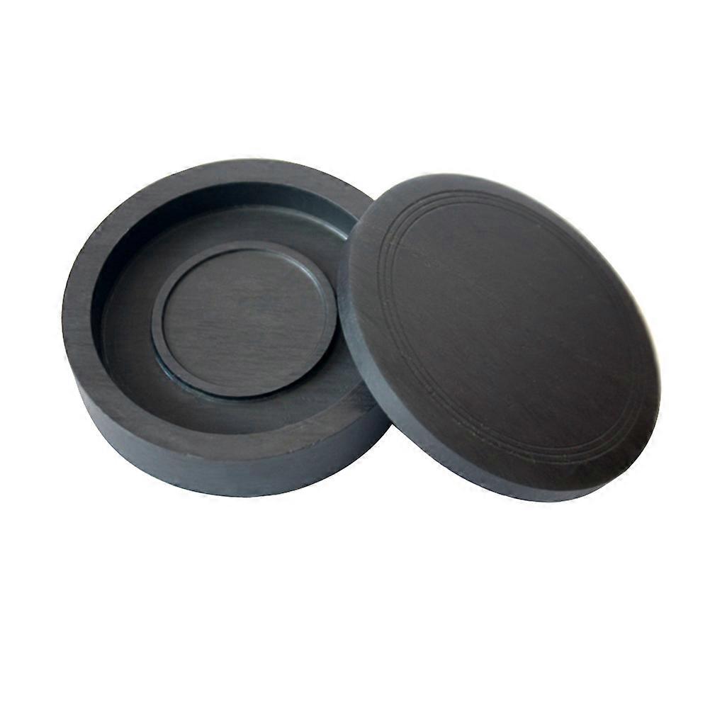 Practical Drawing Inkstone for Home Black Smooth Surface Easy to Clean and Maintain 3.5 x 2.8 x 0.8 inches
