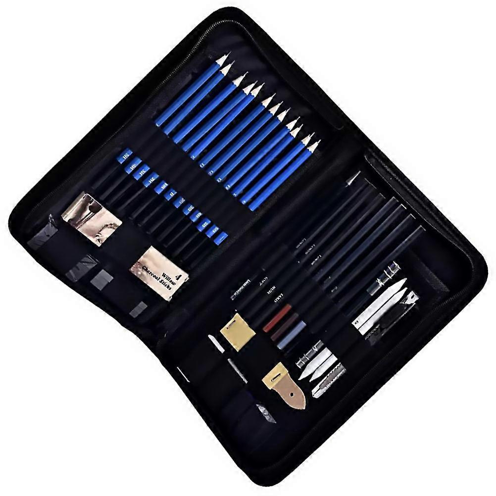 40 Pcs Assorted Color Drawing Pencil Set Art Tool for Drawing Use Synthetic Material