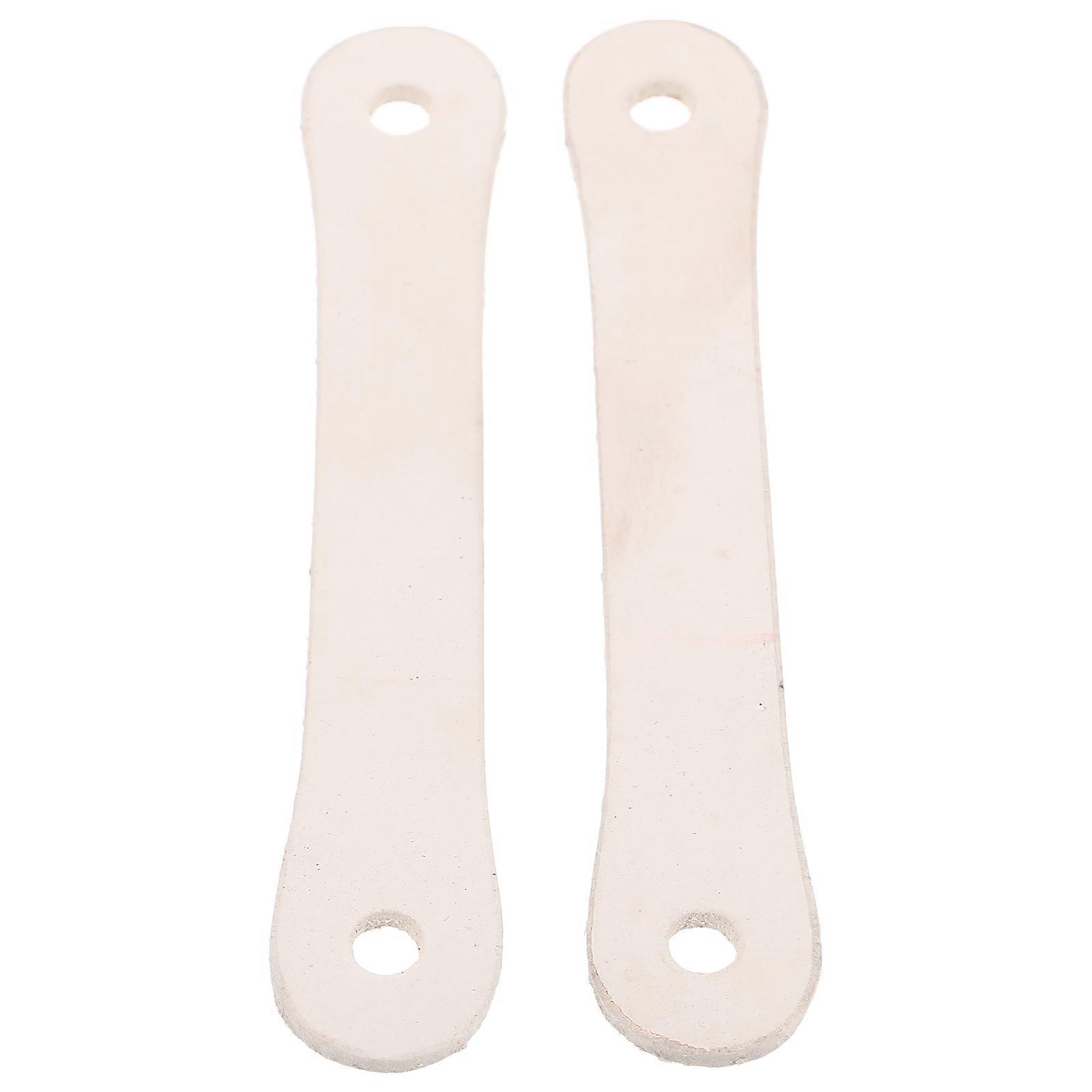 Drumstick Finger Rings for Beginners with PU Antislip Sleeve Hand Position Corrector Beige 2pcs