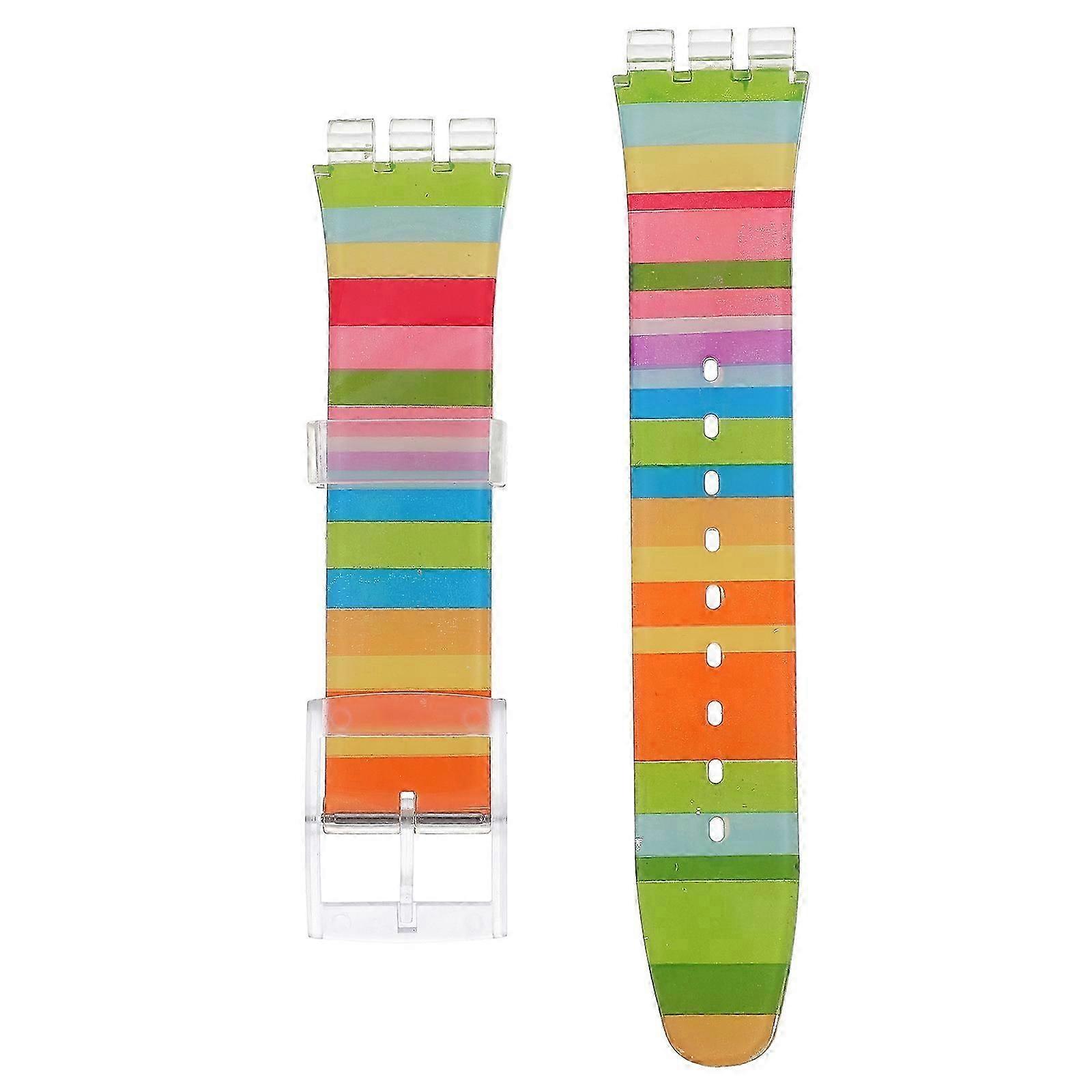 Portable 19mm Watchband Strap Replacement Waterproof Silicone Watch Strap