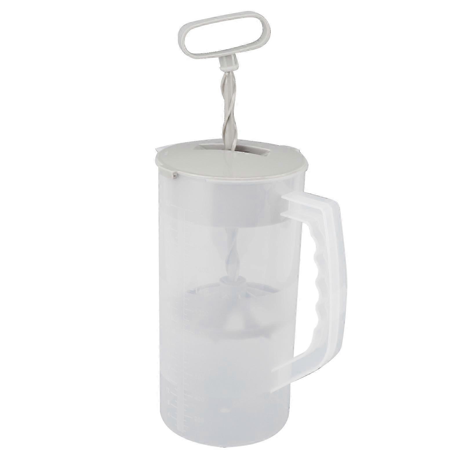 2000Ml Manual Juice Extractor Blender Clear Scale Tight Lid Manual Fruit Juicer Blender For Home Use