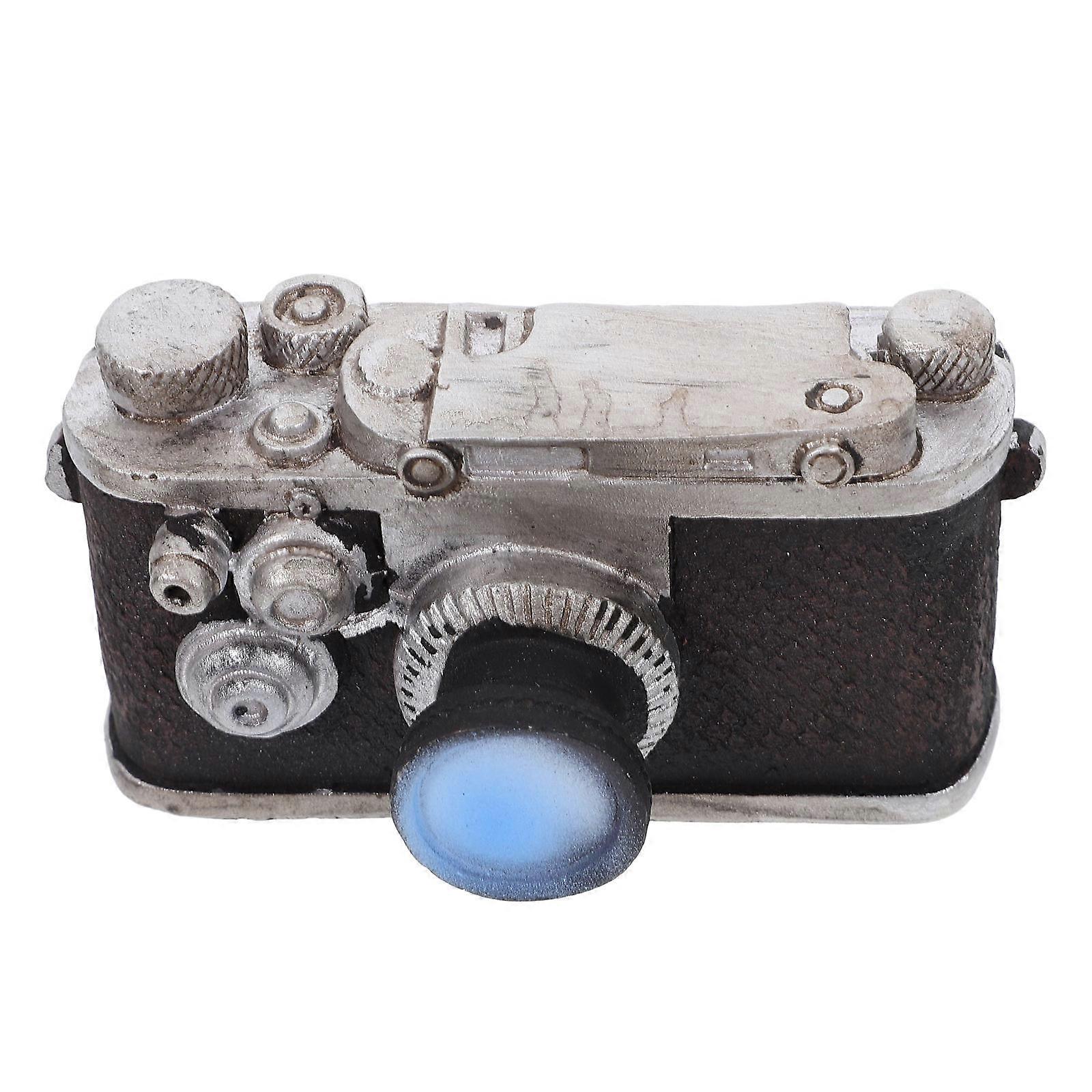 Creative Camera Model Resin Camera Ornament for Tabletop Decor 1 Piece