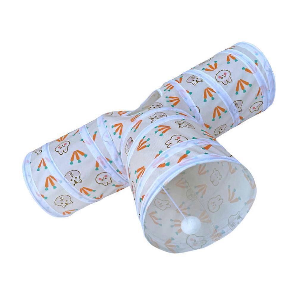 Portable Cat Tunnel For Indoor Use Creating Fun Environment For Cats Assorted Color 1Pack