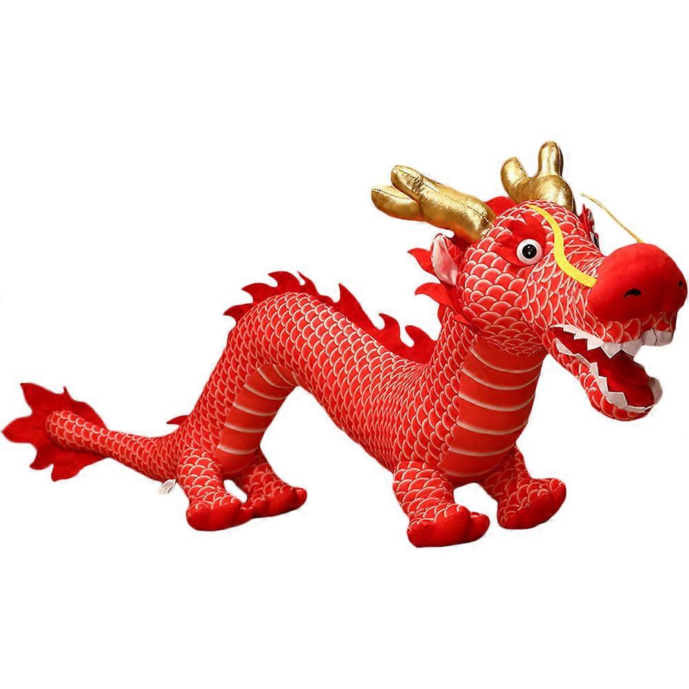 Chinese Style Dragon Doll Stuffed Cartoon Dragon Doll Adorable Plush Mascot Toy
