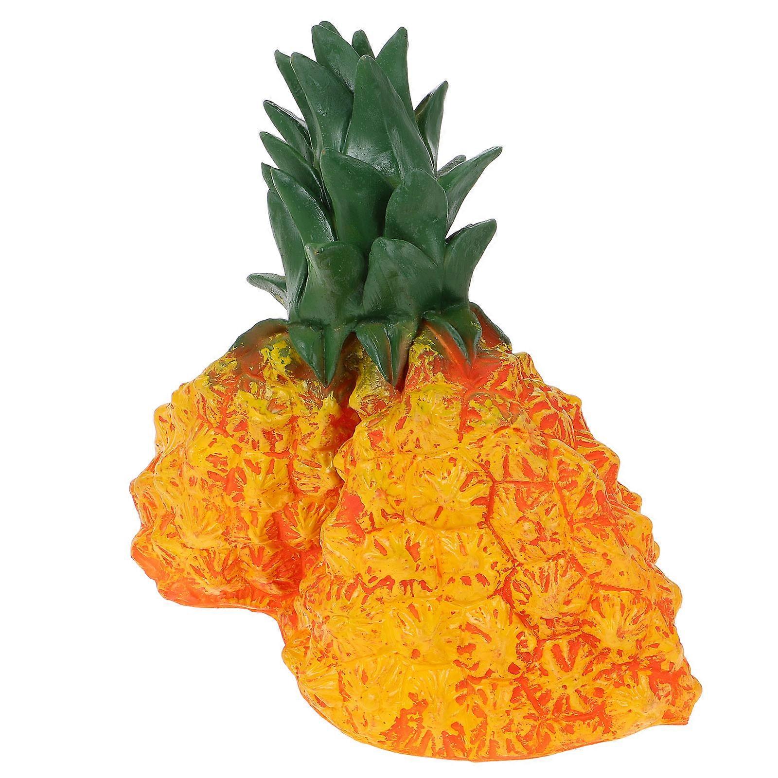 Pineapple Headpiece Made from Latex for Party in Orange Color Fits Securely and Reusable 6.5 Inches