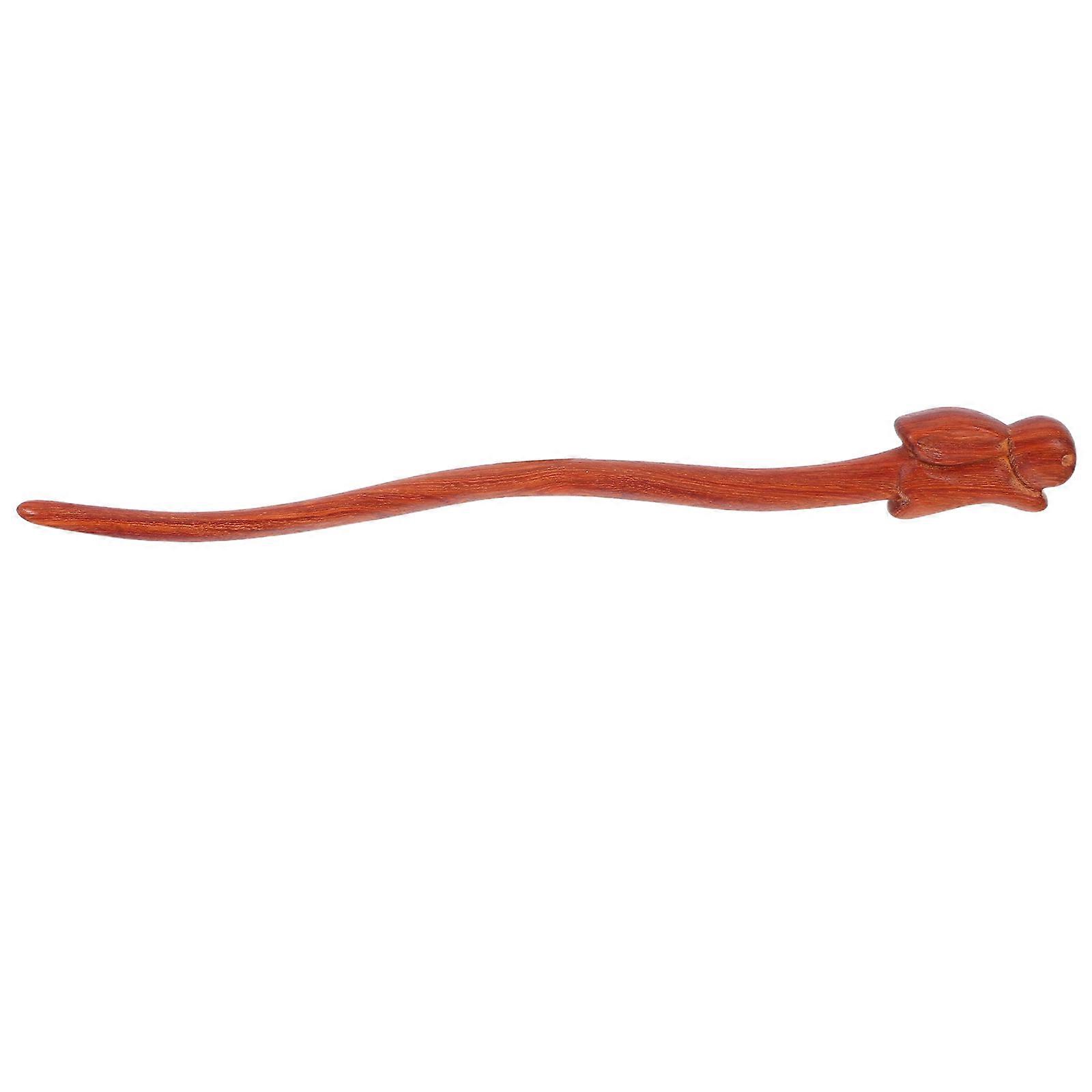 Retro Hairpin Vintage Style Secure Hold Sandalwood Hair Accessory For Hanfu Gatherings And Vintage Photography 1Pcs
