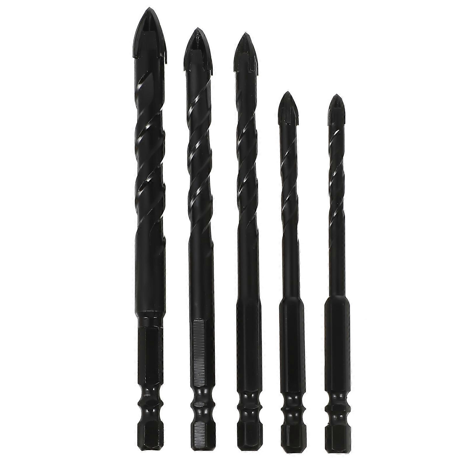 Masonry Drill Bits For Concrete Accurate Drilling Professional Use Simple Appearance 5Pcs