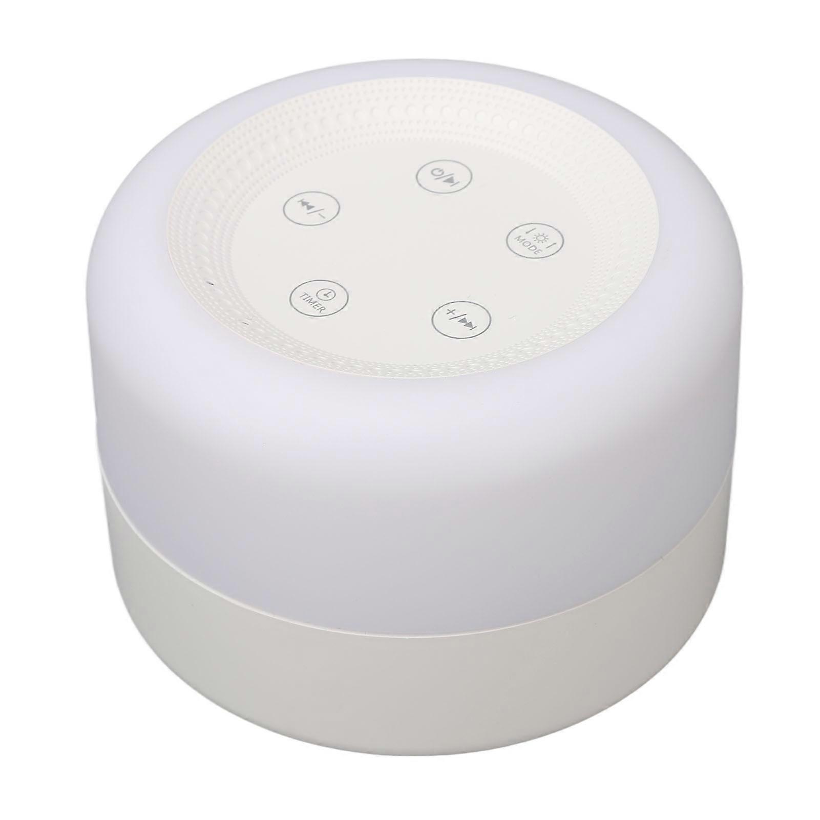 White Noise Device Colorful Light Various Music USB Rechargeable Promote Sleep Sound Machine 