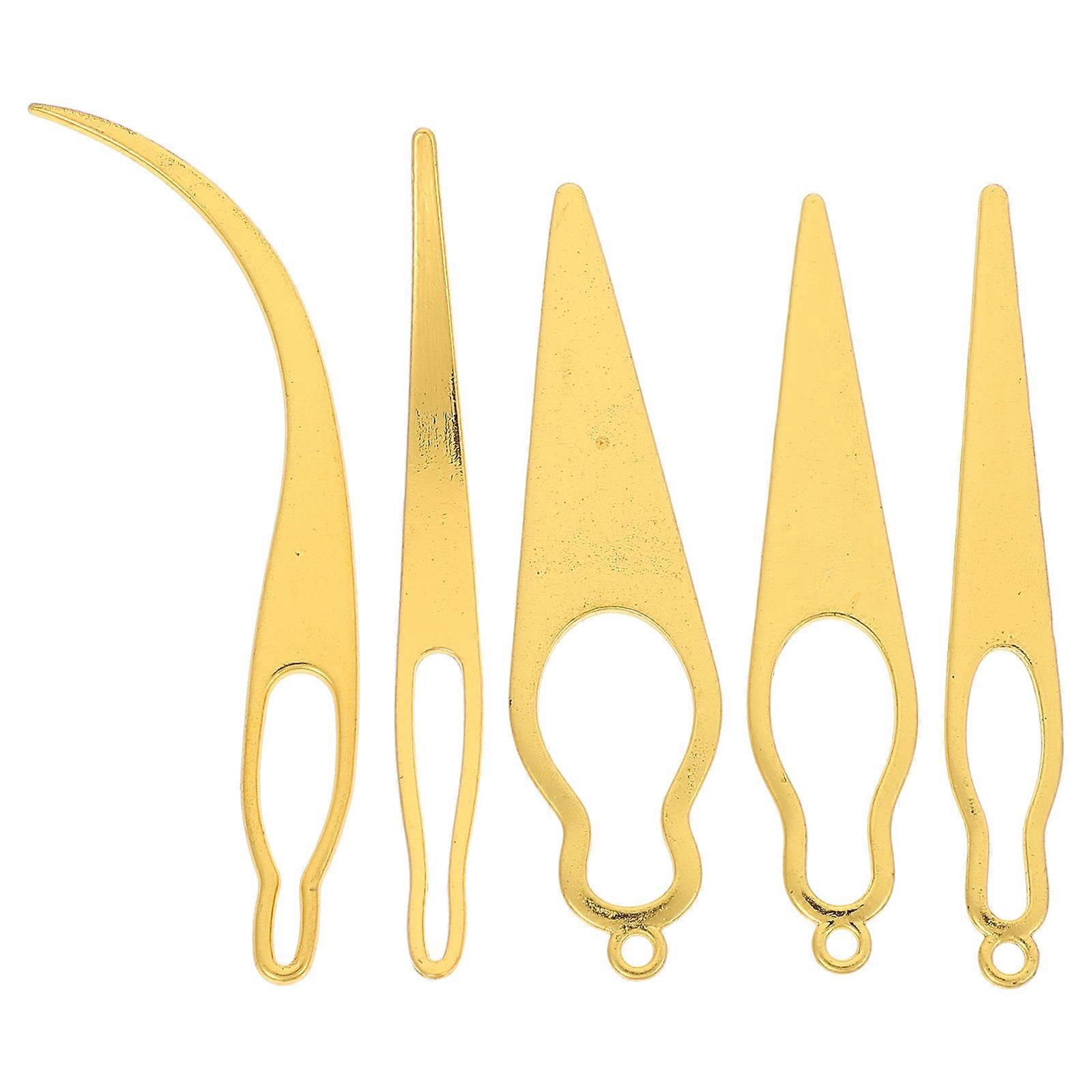 5kpl kestävä hiusten virkkuukoukku rastatukkaille Mukava ote Loc neulatyökalut helppoon punontaan, kutomiseen ja tee-se-itse-kampauksiin