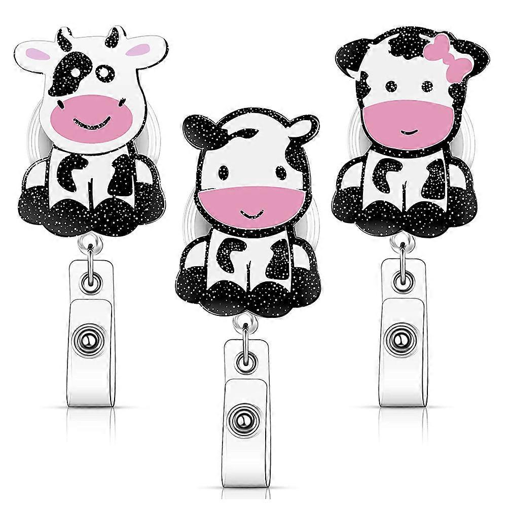 3Pcs Holder Clips Retractable Design For Security Staff Employees Backpacks Multi-Use