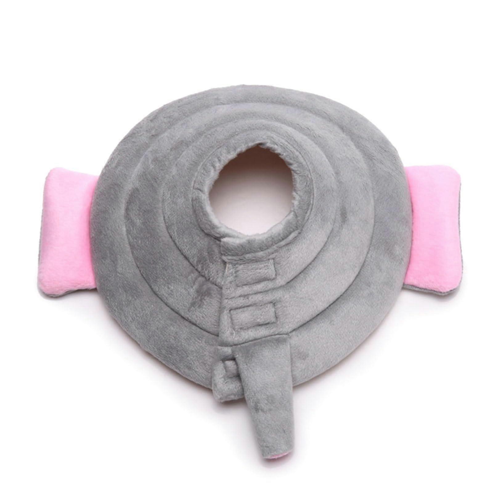 Comfortable Elizabethan collar flower shape for dogs and cats, promotes wound healing, easy to eat and drink, soft FF L.