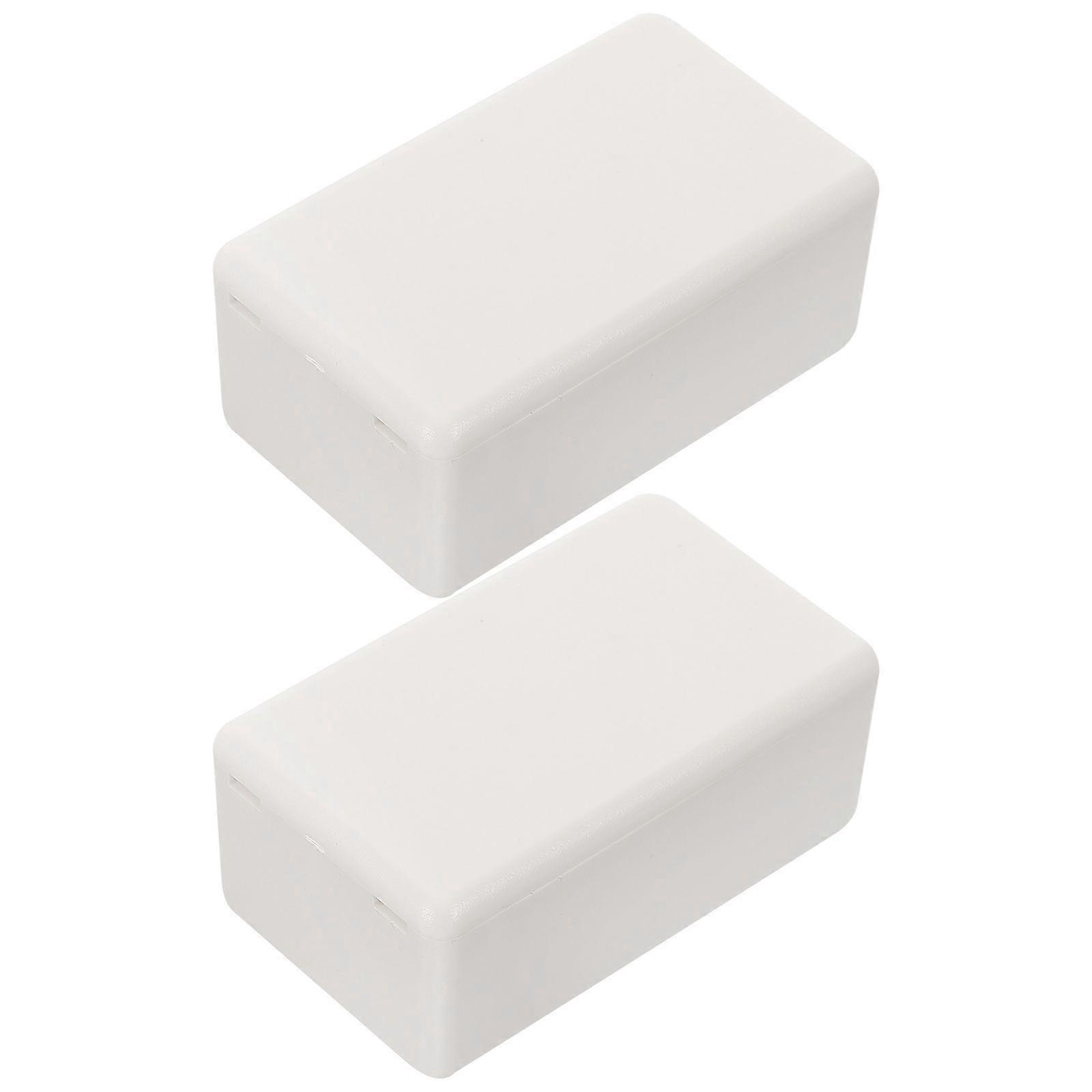 2pcs Electronic Enclosure Box Plastic Electronic Project Case Junction Case Plastic Junction Box