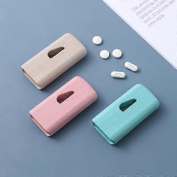 3-Piece Pill Cutter and Splitter with Storage Compartment, Cut