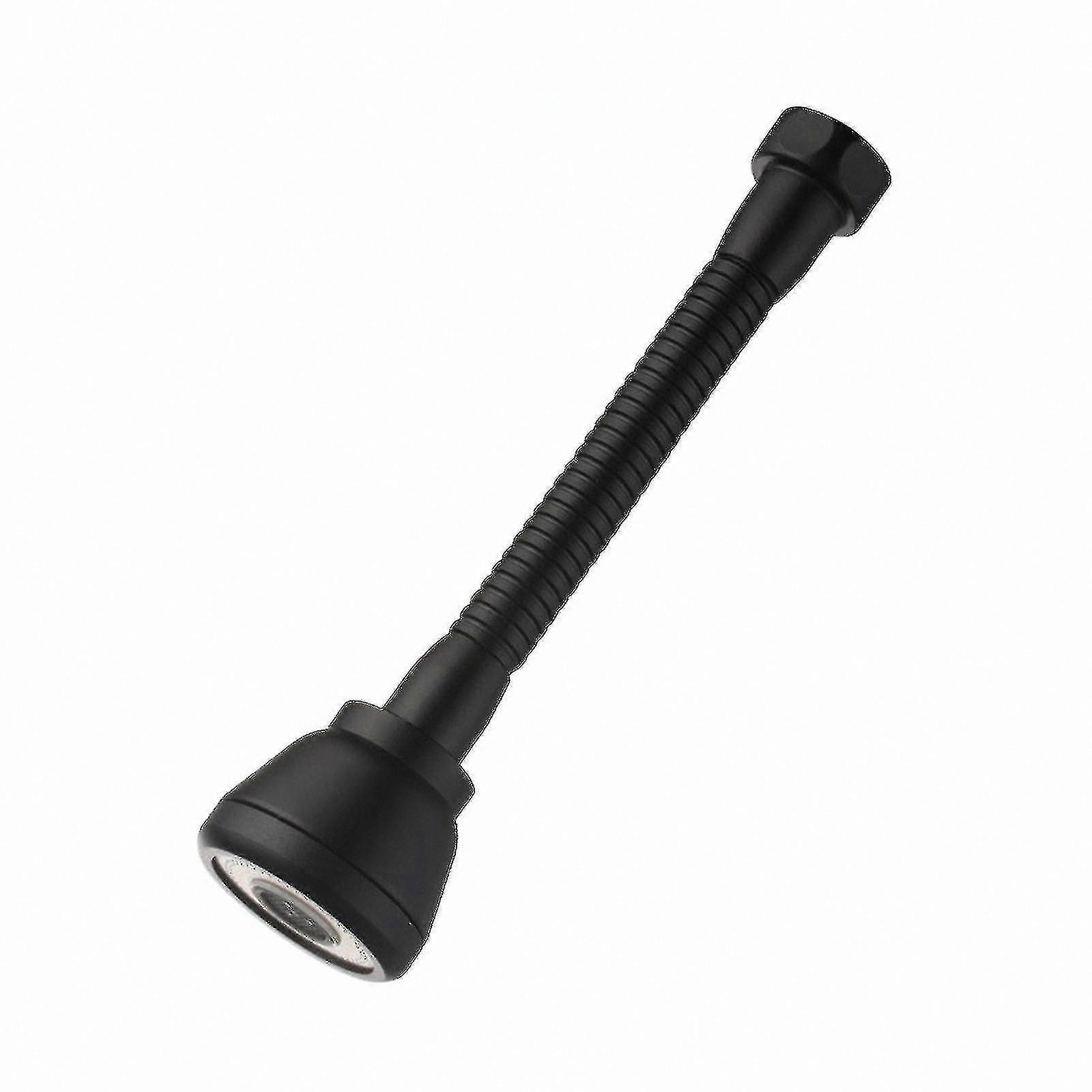 Adjustable Kitchen Faucet Ext with 3 Spray Modes, Water-Saving Swivel Tap Head, Durable Black Copper Finish