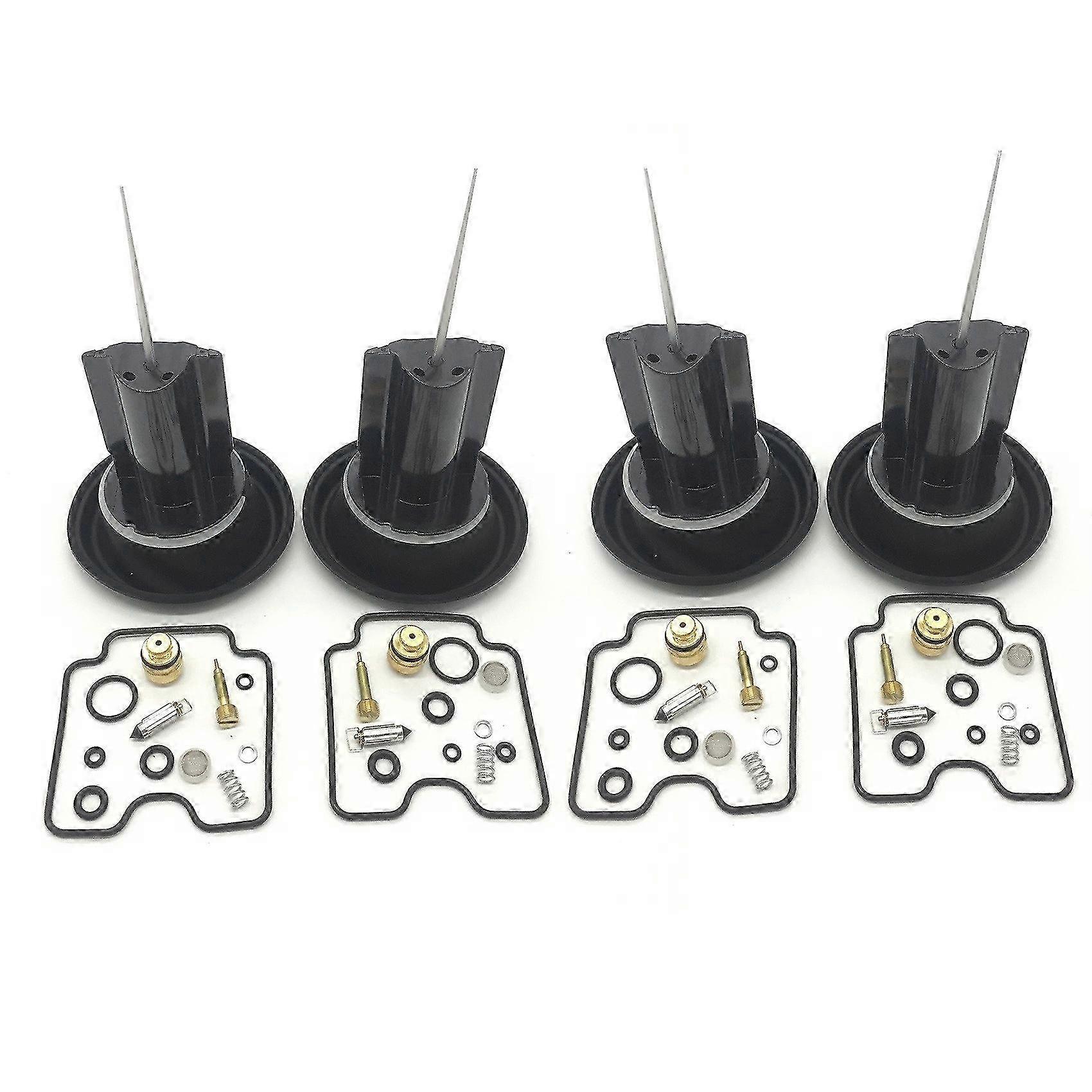 バンディット1200 Gsf1200 Gsf1200s Gsfプランジャーダイヤフラムオートバイキャブレター修理キットの部品のための4セット