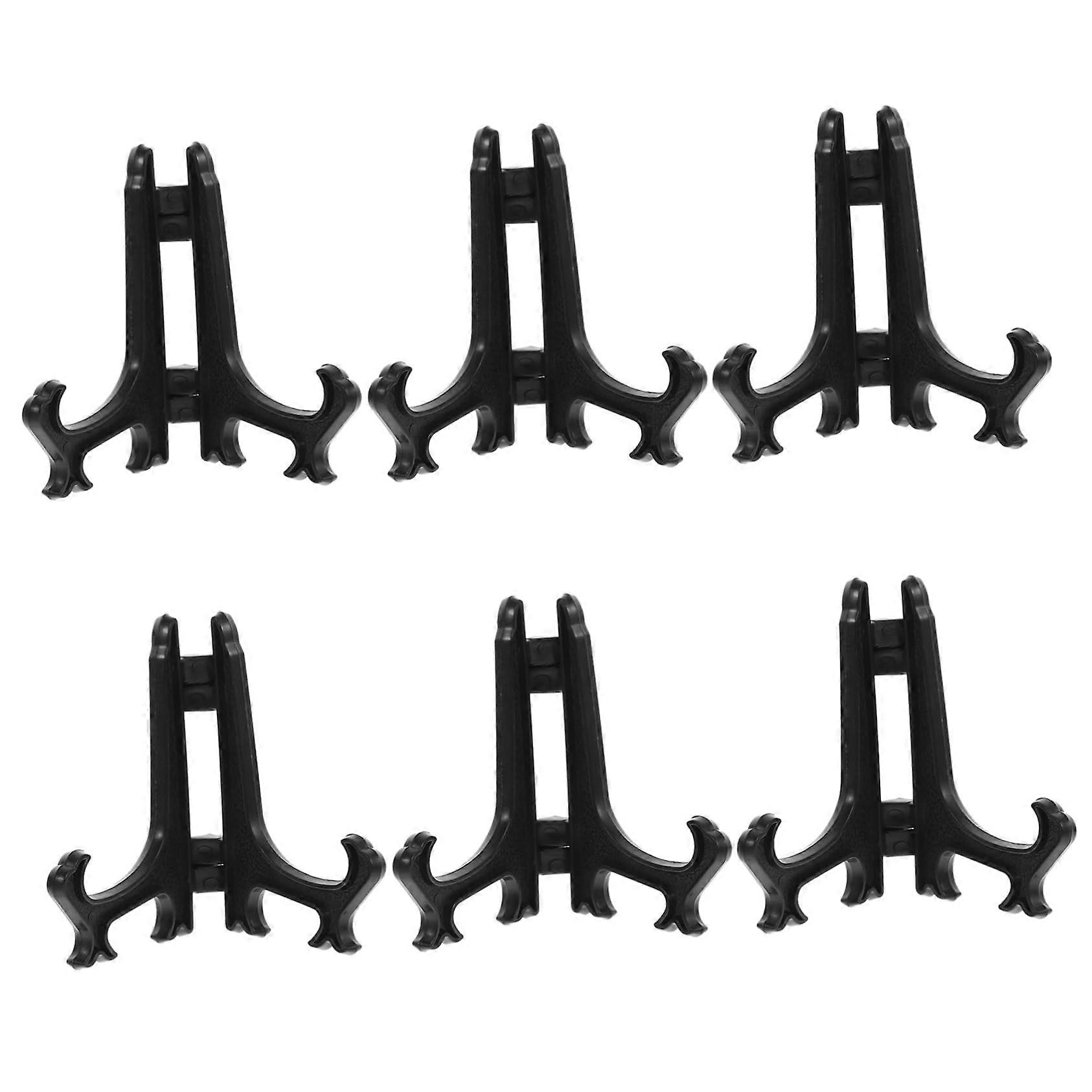 6piece mini display for coins, sturdy table stand for collectibles, pictures, and more, spacesaving for home.