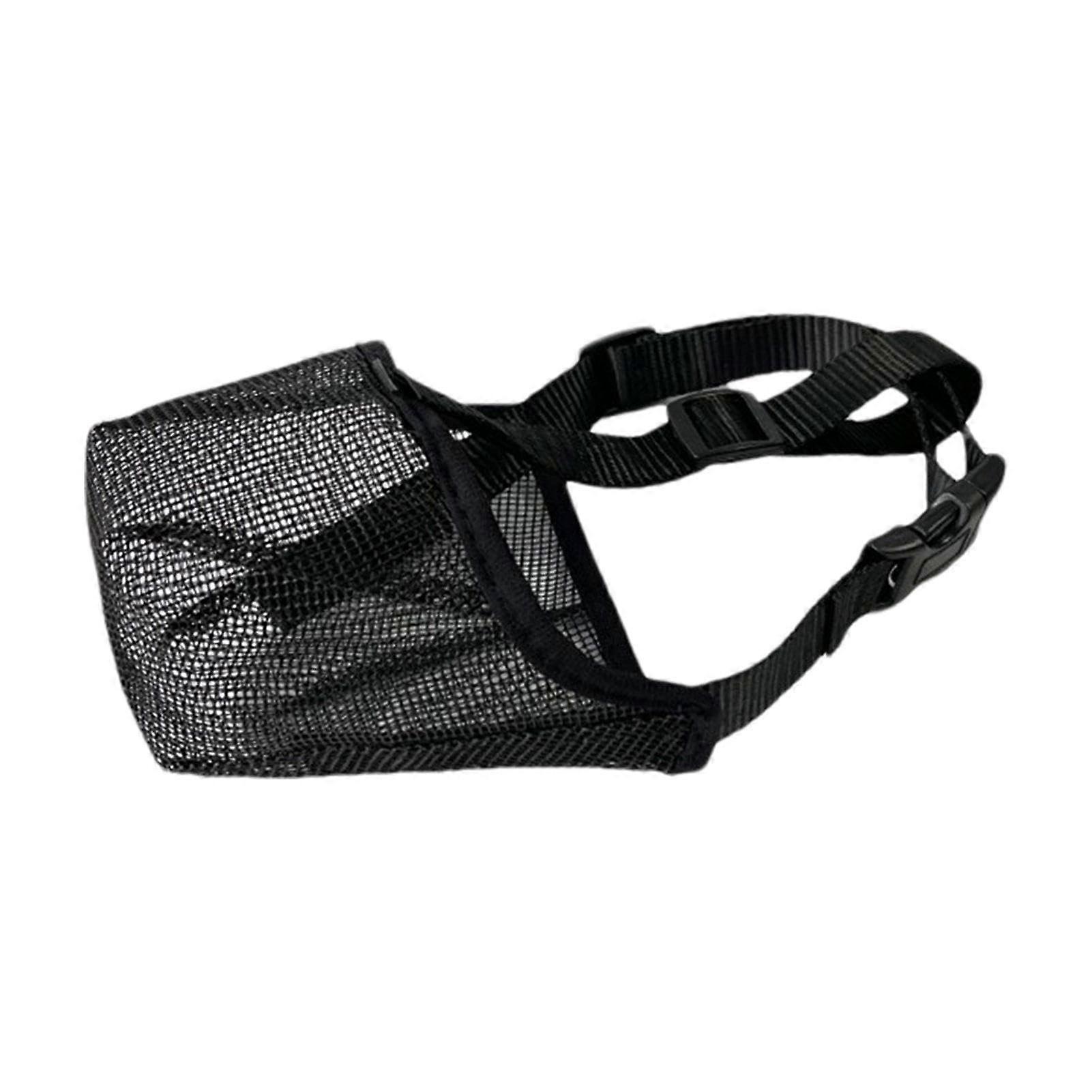 Dog Soft Mesh Muzzle Adjustable Mesh Dog Muzzle for Grooming, Large Breed Outdoor Muzzle, XS Size