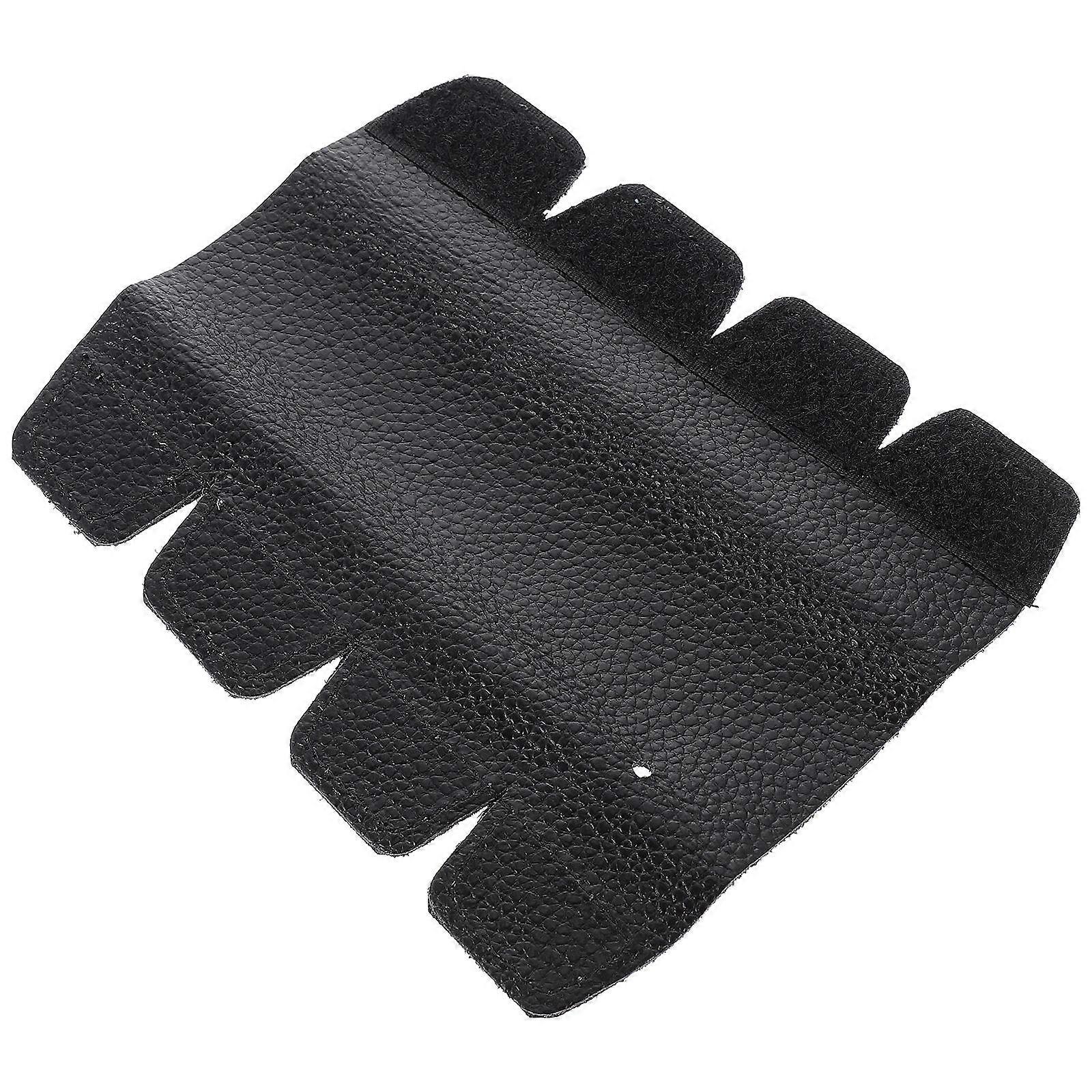 Black Cowhide French Horn Pad for Protecting Horn Paint Durable and Easy to Replace 1pc