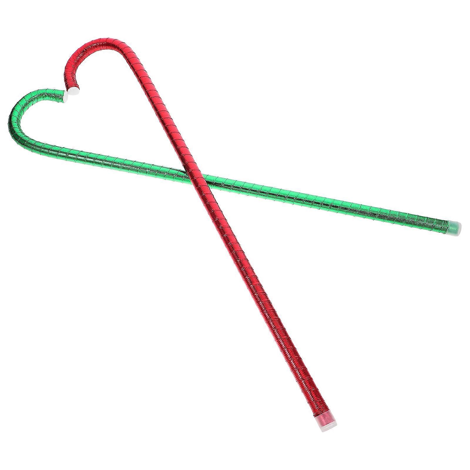 Children Dance Cane Jazz Decorative Prop for Dance Performance 2Pcs Set