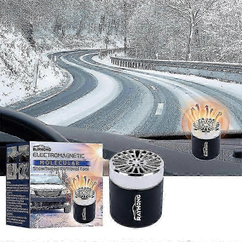 Rayhong Snow Remover Car Windshield Snow And Mist Melting Tool Quick And Convenient Deicing Heater Black Hr