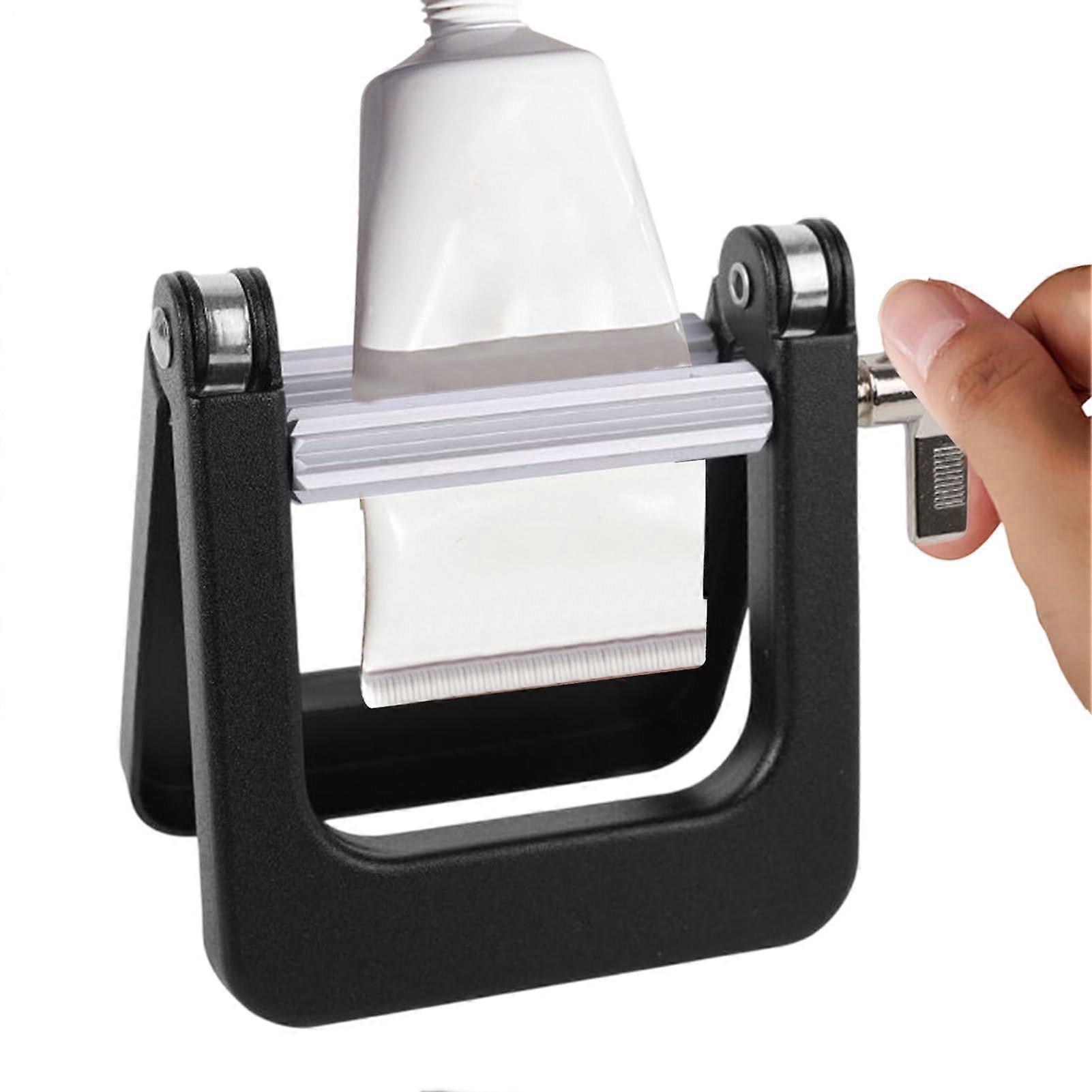 Metal Toothpaste Squeezer, Toothpaste Tube Squeezer – Bathroom Paste Dispenser Holder for Countertop, Dressing Table, Salon, Travel