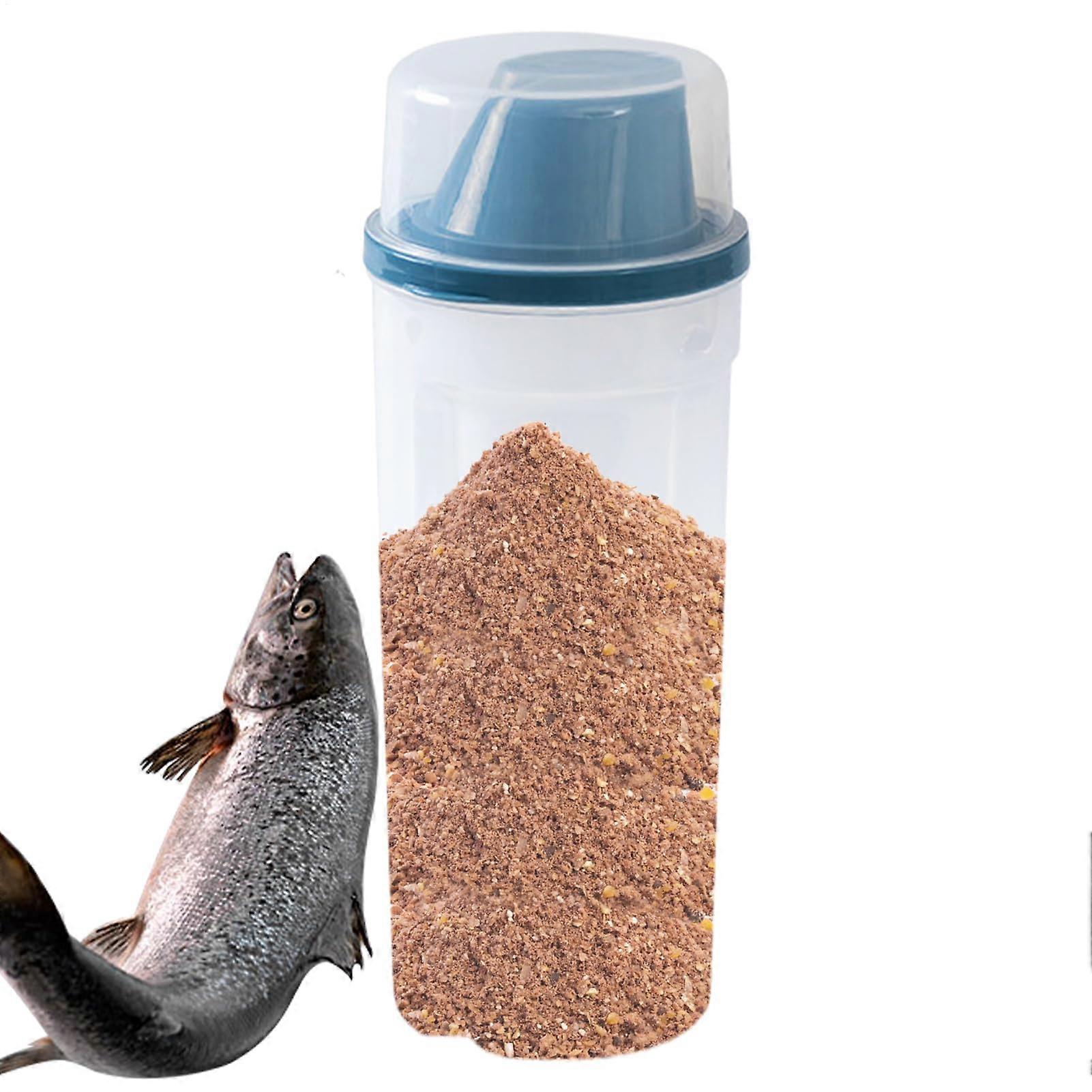 Pet Food Storage Container 2-Pack With Spout 1500 ml Dog Snack Canister Blue