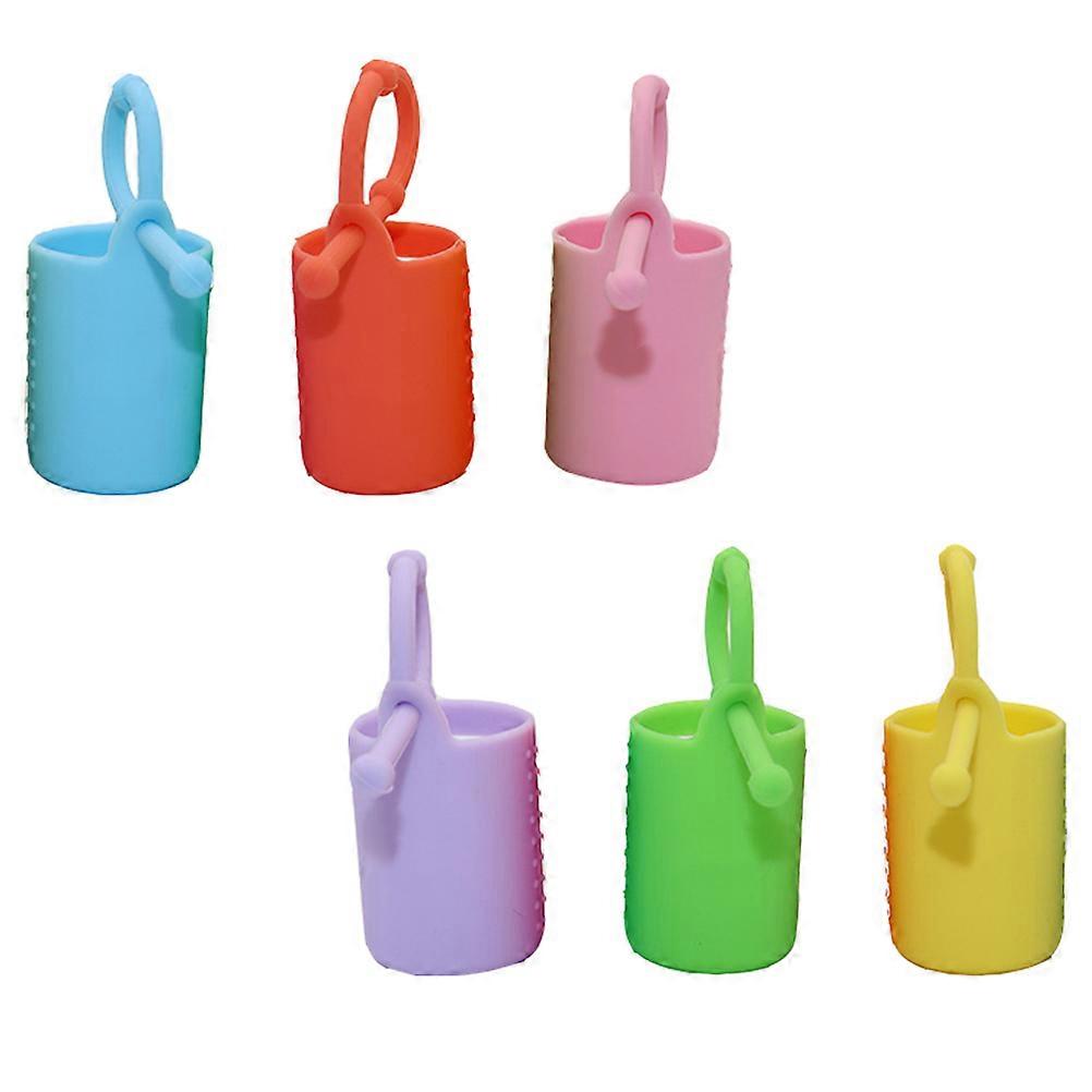 6Pcs Silicone Protective Shells Covers for Essential Oil Bottle