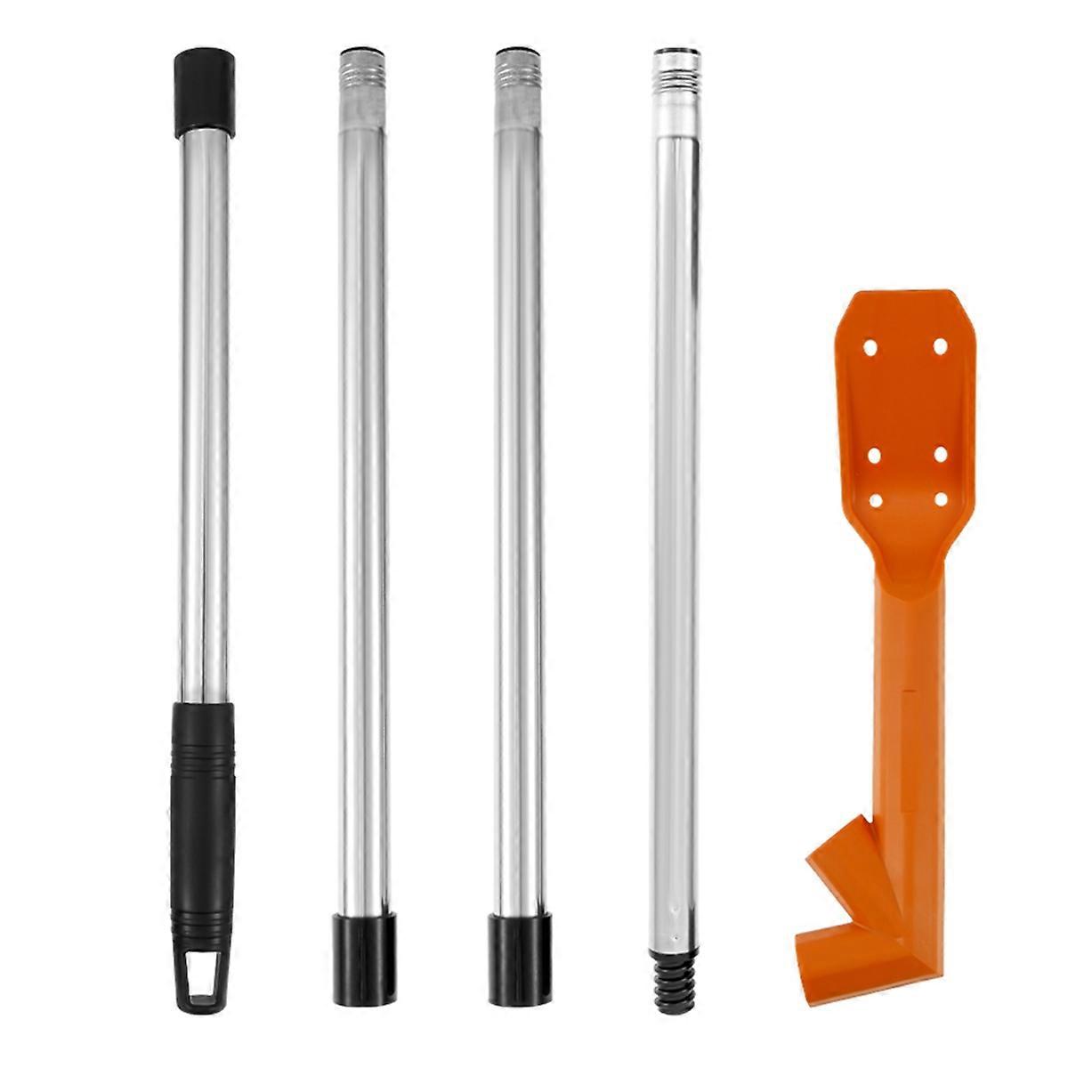 Pipe Cleaners Tool with Long Handle Drain Unclogger Ergonomic Roofing Leaf Shovel for Home Street G