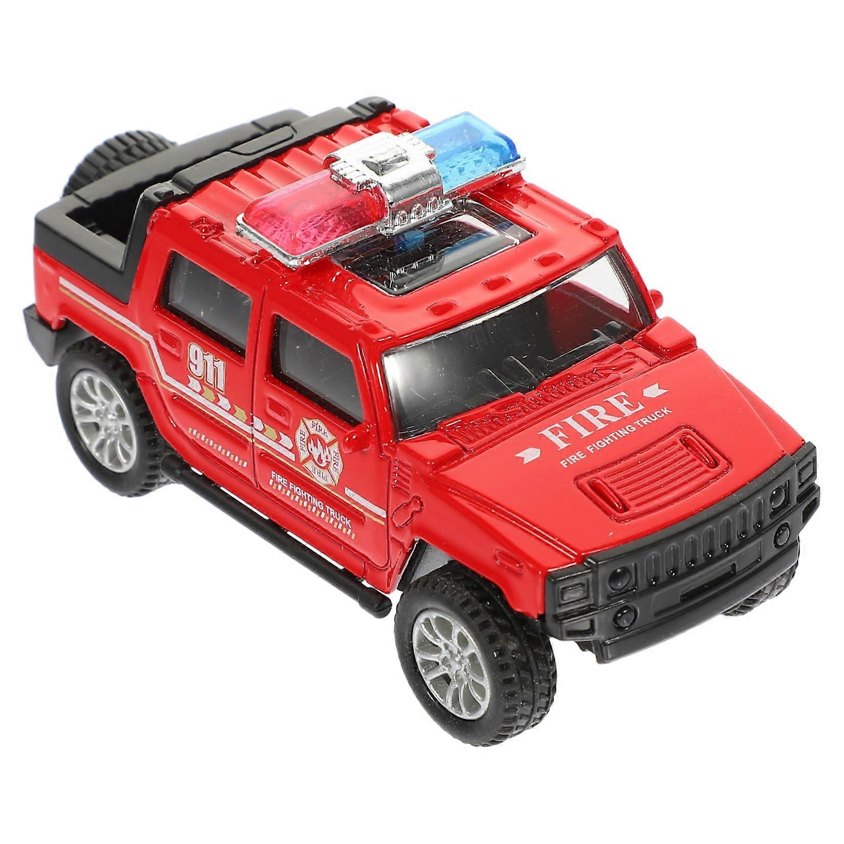 Fire Engine Toy Car with Pull Back Action for Kids