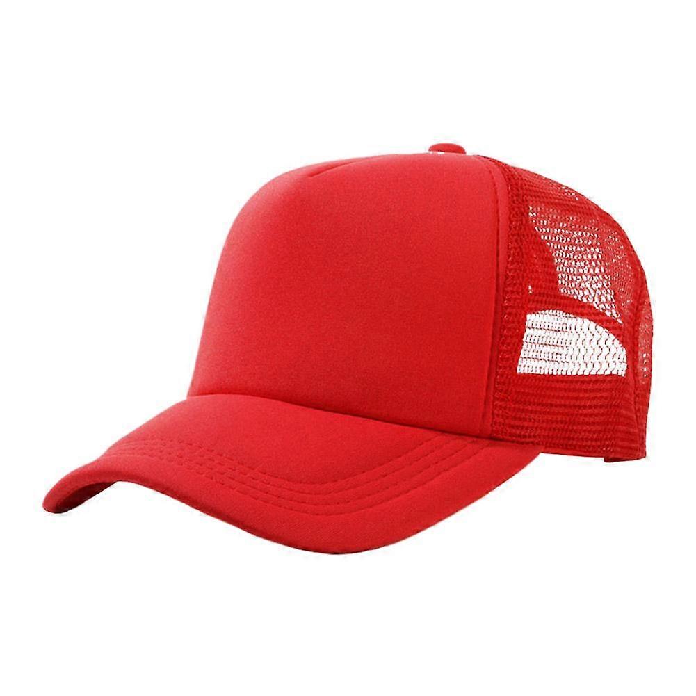 Unisex Plain Baseball Trucker Flat Visor Snapback Mesh Curved Men W