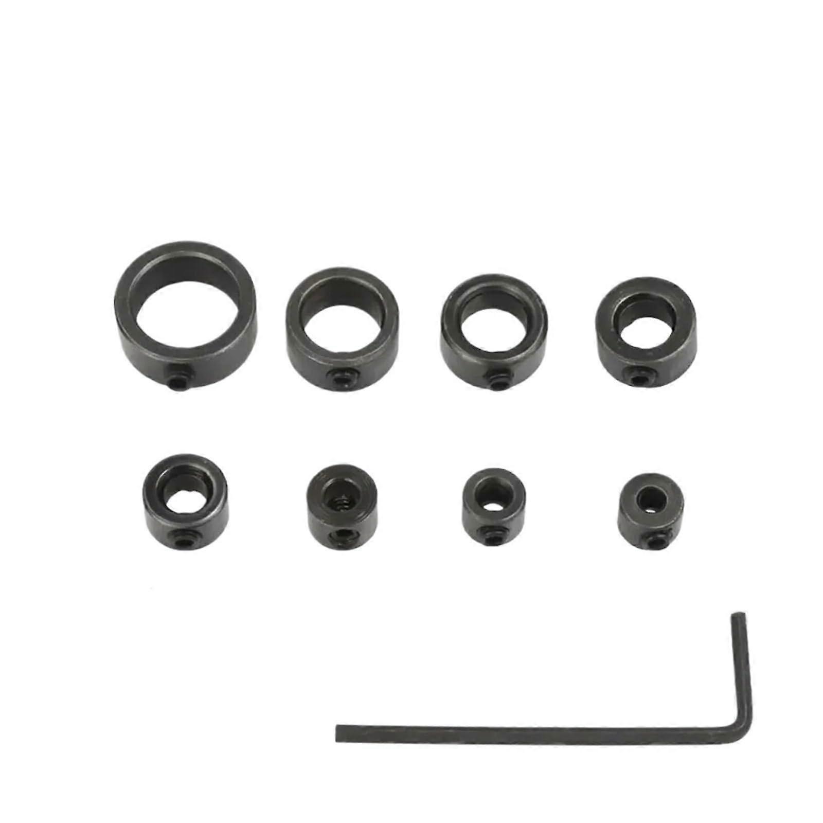 Boring stop collar, 8/3 pieces, drilling depth stop device, 3–16 mm shank, depth stop collars, bit tool (8PCS).