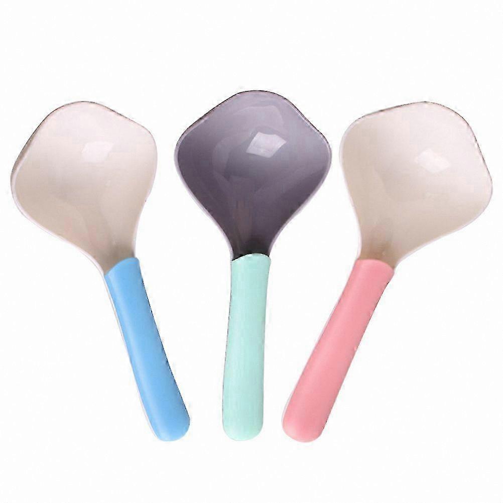 3-Pack Plastic Food Scoop for Pets, Random Color Cat and Dog Feeding Shovel Set