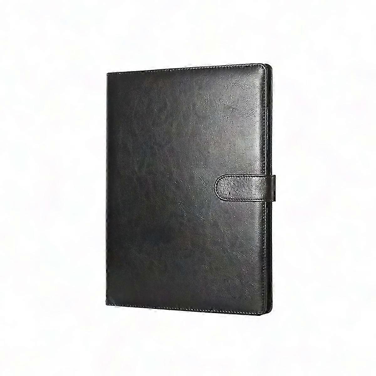 A4 Leather Folder Multifunctional Business Contract Folder with Notes Business Stationery Folder