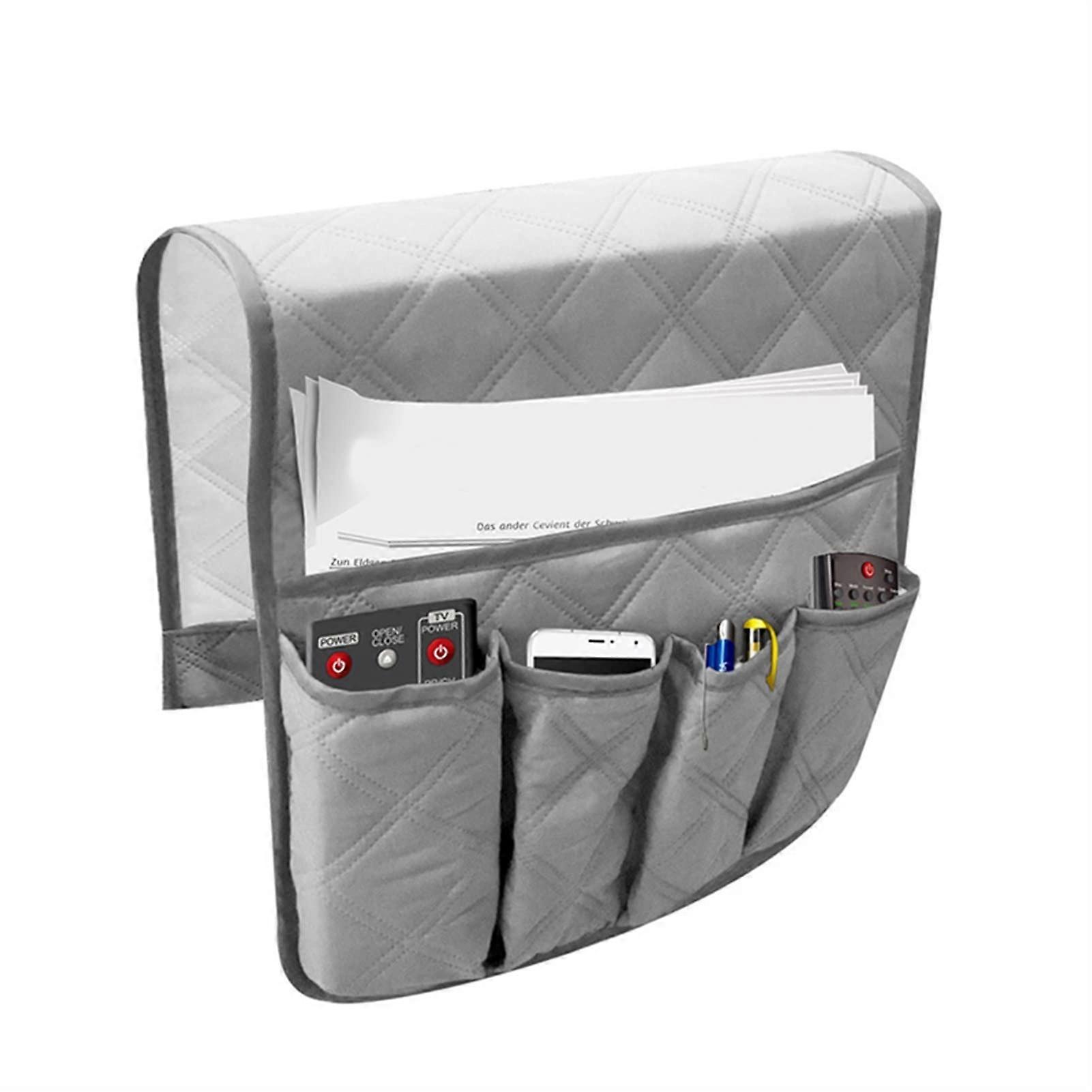 Sofa Arm Table Tray, Hanging Organizer, 5 Pocket Organizer (Color : B)