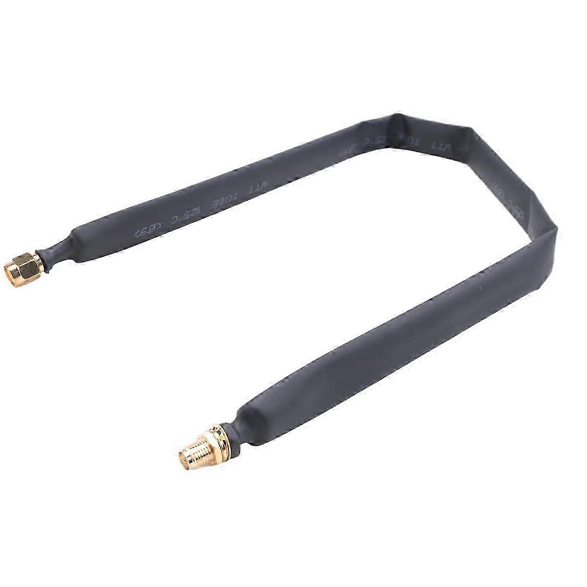 LoRa Flat Cable RP-SMA Male to RP-SMA Female Window and Door Feed Thru Coaxial Cable Extension Adapter for LoRa WiFi